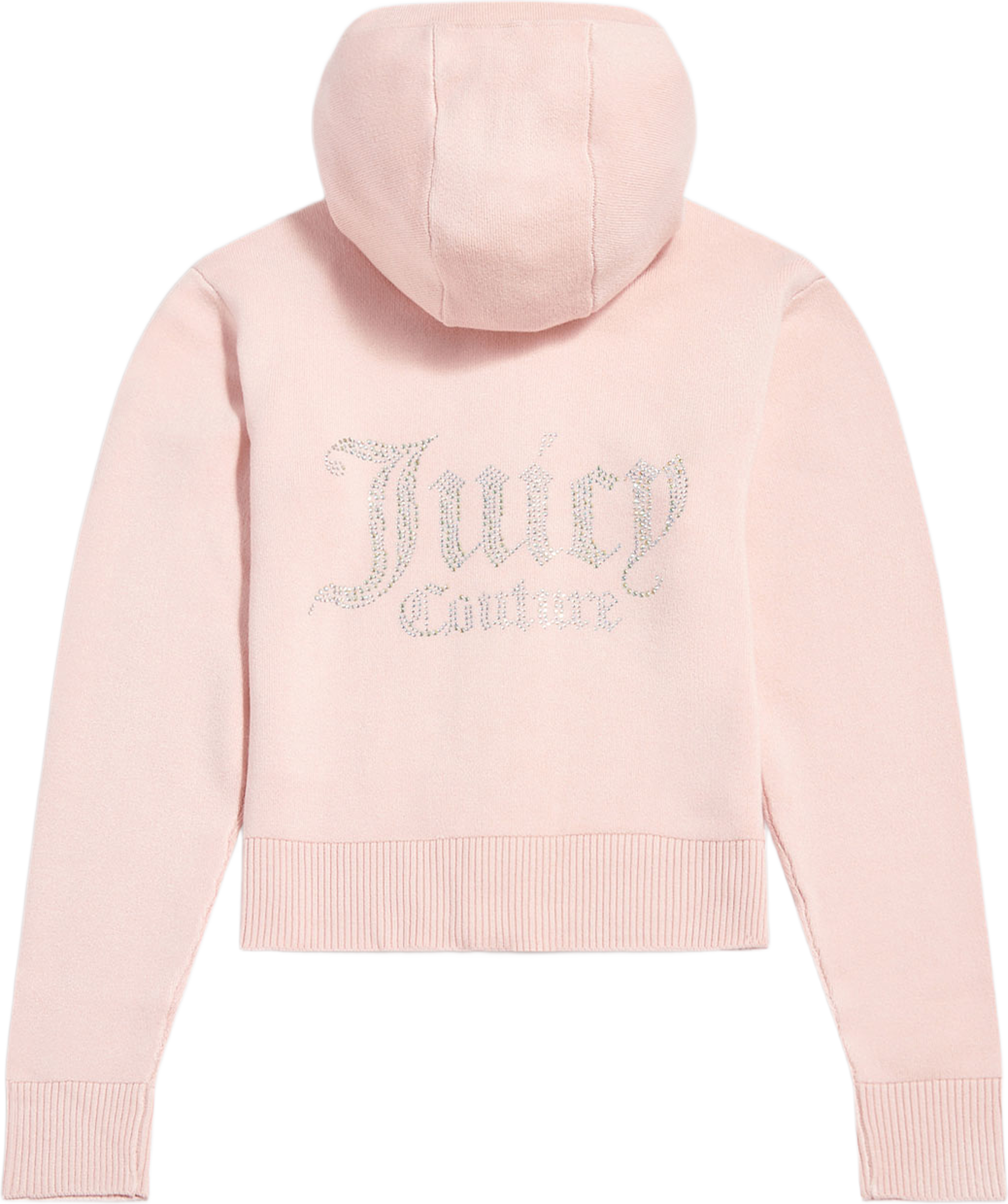 Knitted Zip Thru Hood, från Juicy Couture, i färgen Lotus. Klicka för att öppna bilden i stort format