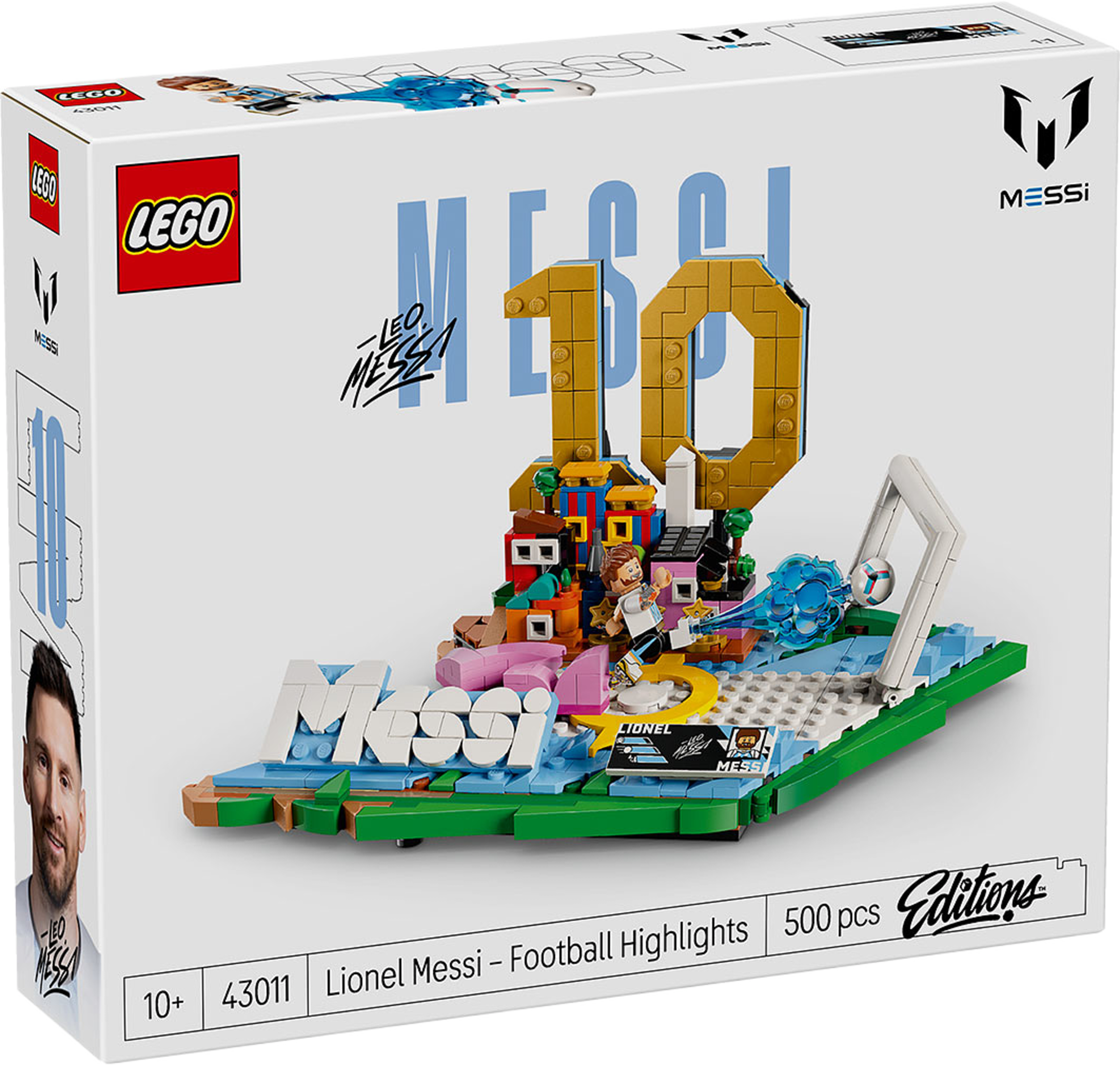 Lionel Messi – Fotbollshöjdpunkter, från LEGO, i färgen Multi. Klicka för att öppna bilden i stort format