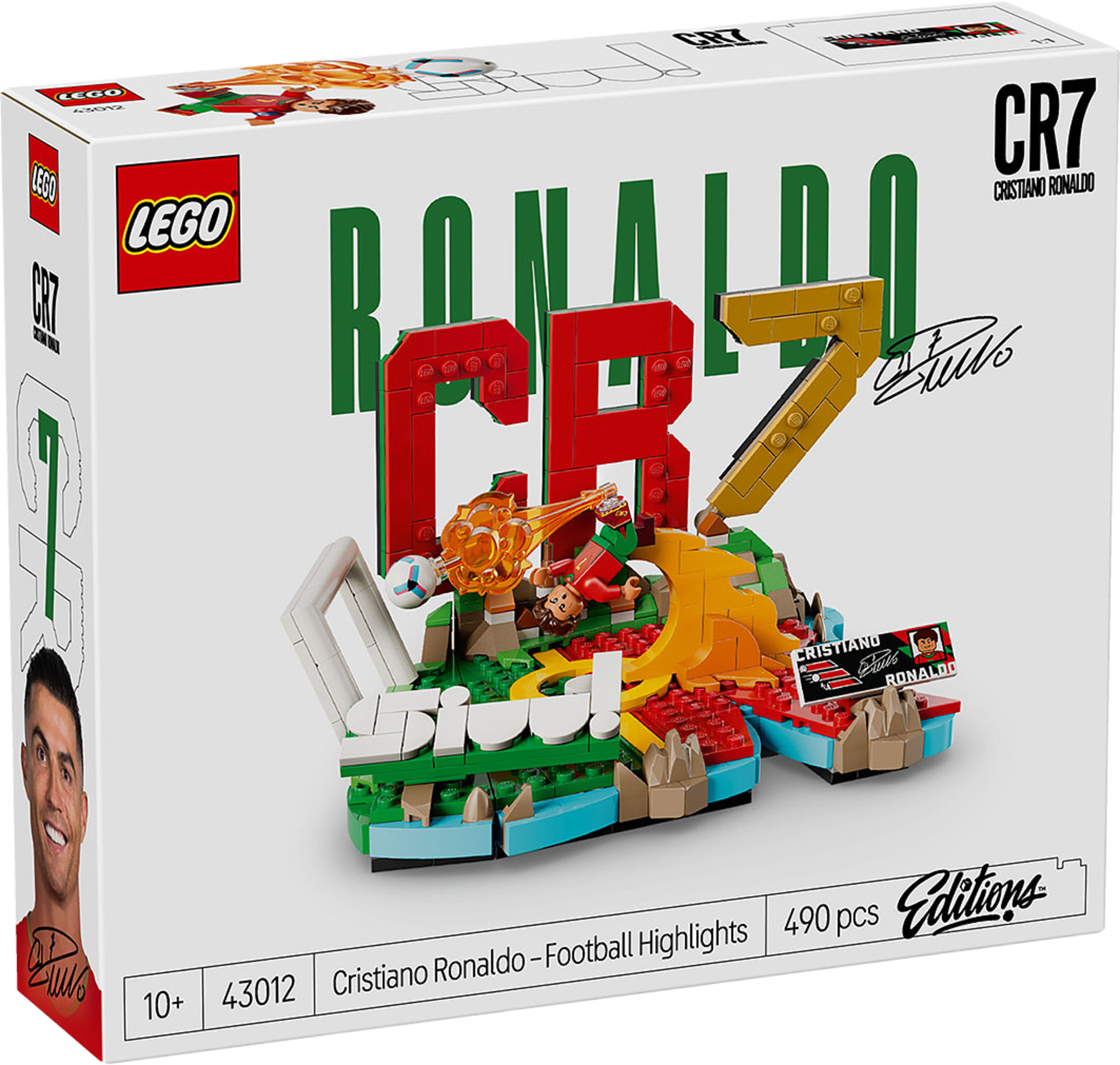 Editions Cristiano Ronaldo – Fotbollshöjdpunkter, från LEGO, i färgen Multi. Klicka för att öppna bilden i stort format
