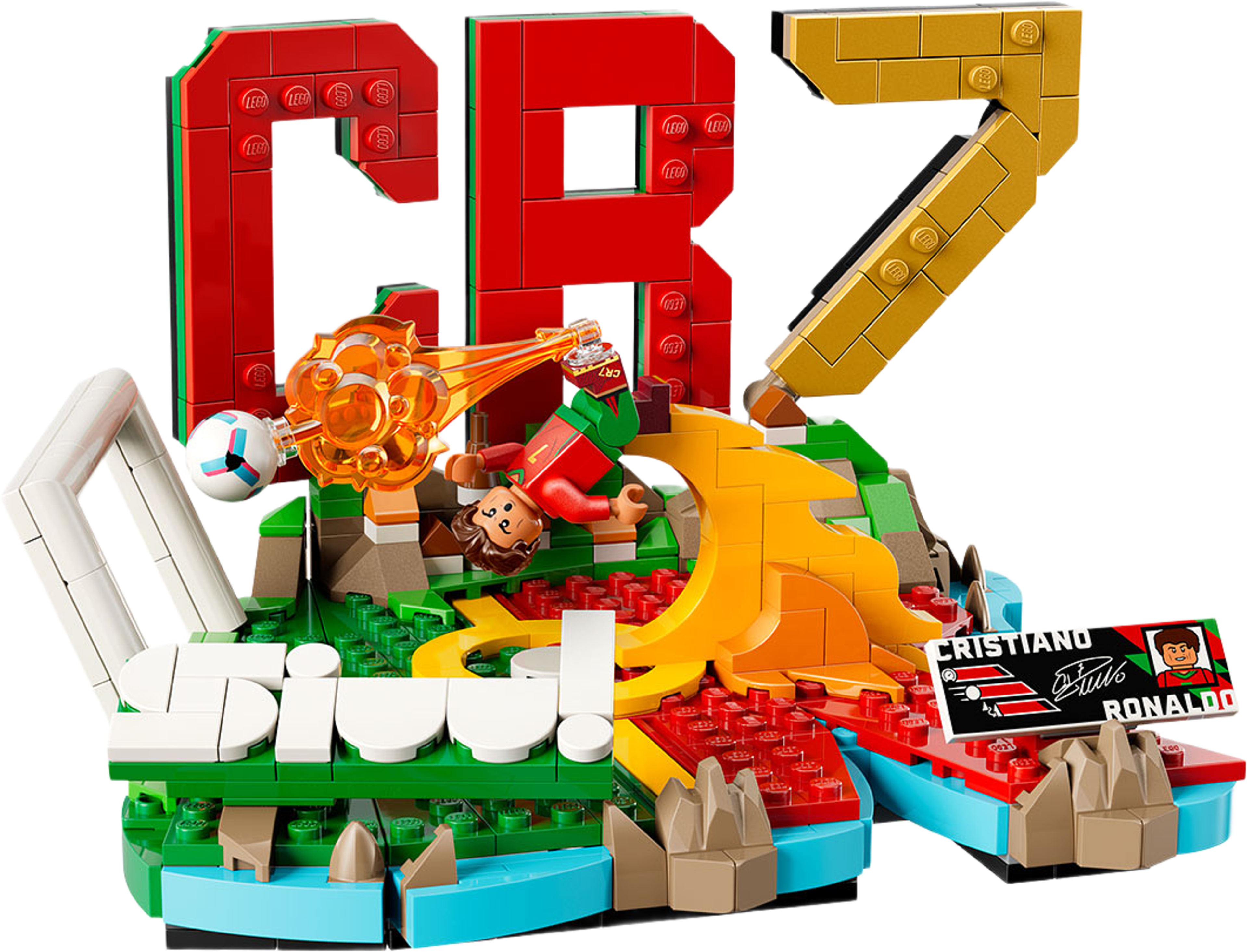 Editions Cristiano Ronaldo – Fotbollshöjdpunkter, från LEGO, i färgen Multi. Klicka för att öppna bilden i stort format