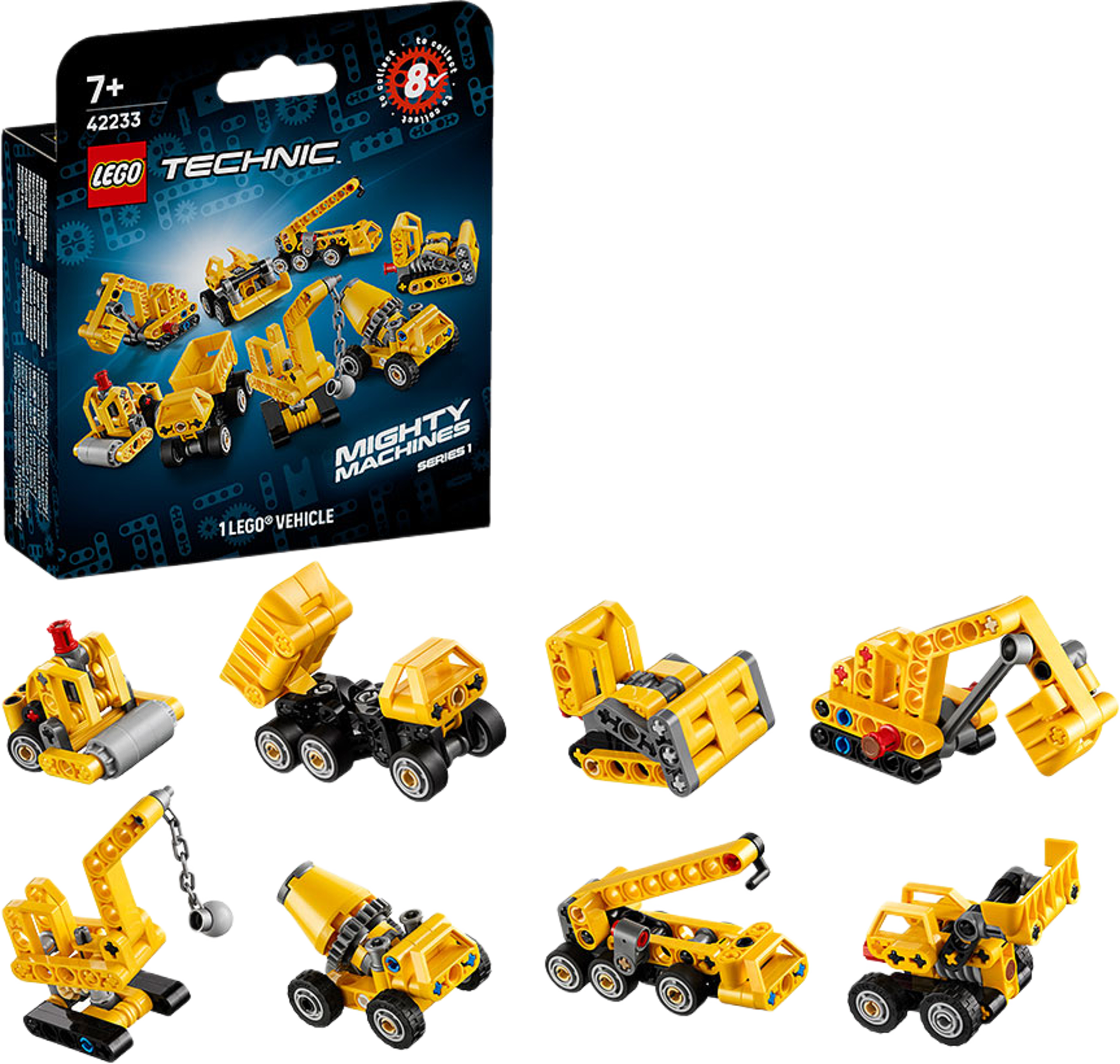 Mäktiga maskiner 42233, från LEGO, i färgen Multi. Klicka för att öppna bilden i stort format