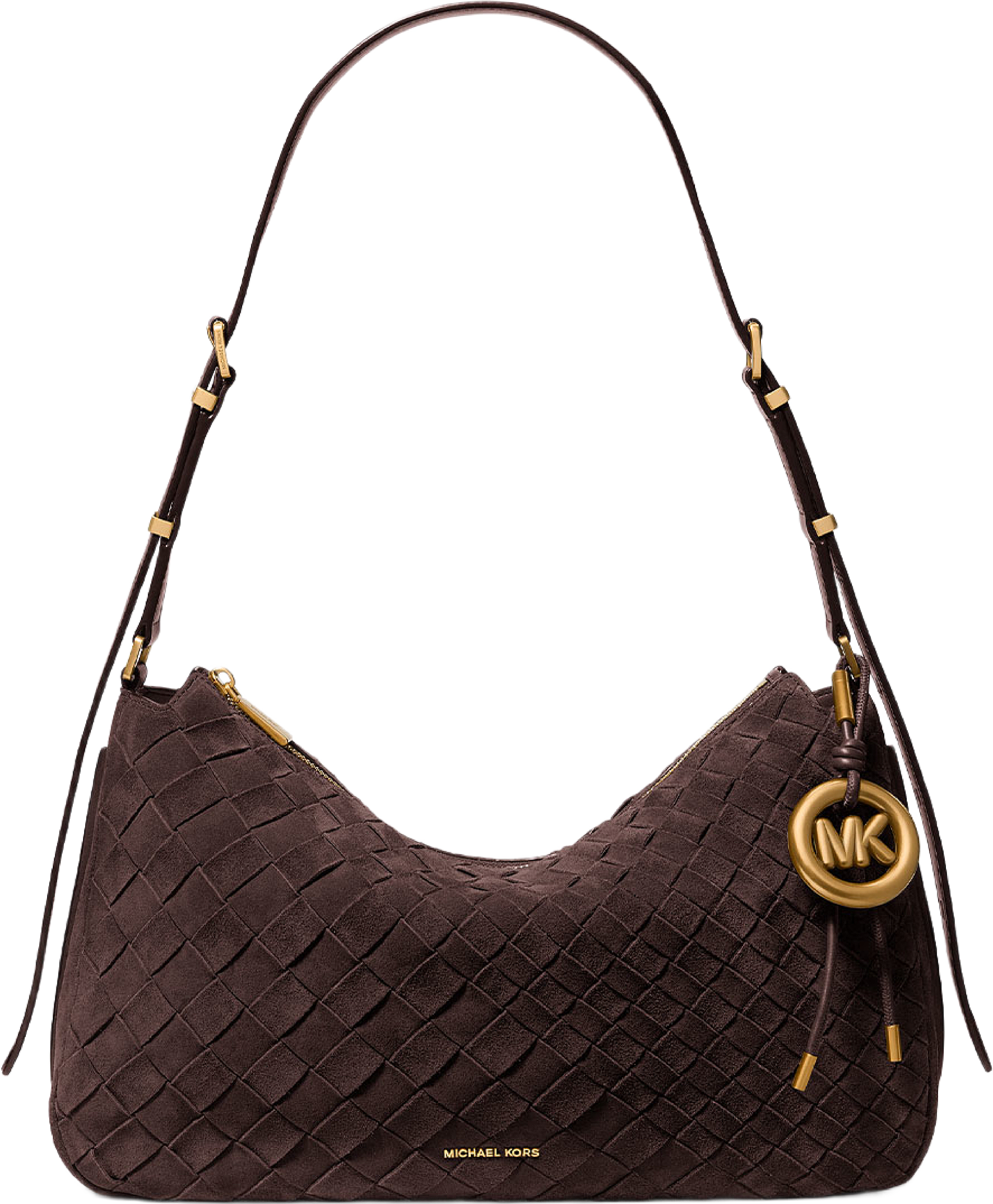 Nolita Mediumd Tz Conv Shoulder Bag, från Michael Kors, i färgen Chocolate. Klicka för att öppna bilden i stort format