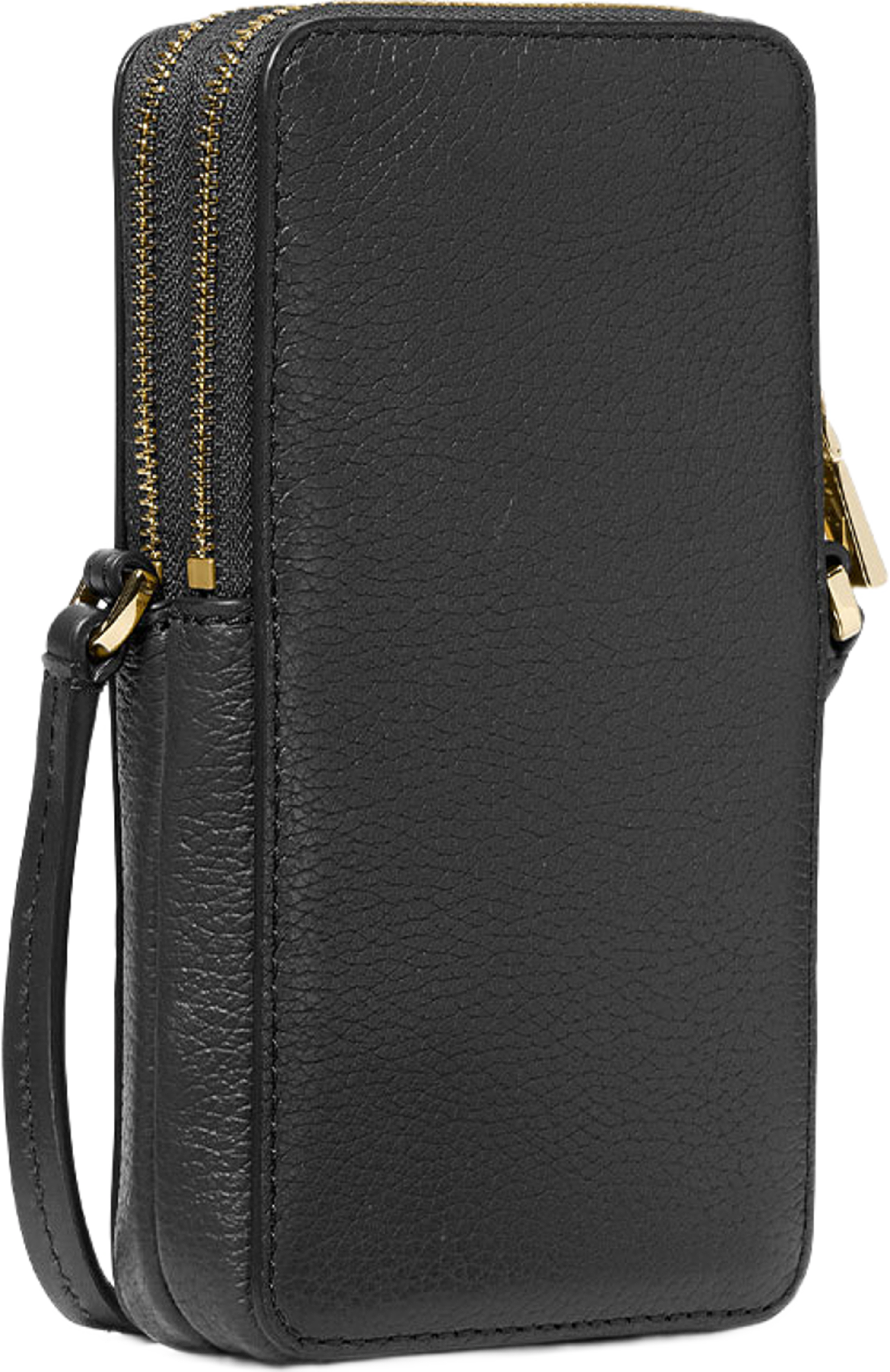 Jet Set Small Dbl Zip Phone Crossbody Bag, från Michael Kors, i färgen Black. Klicka för att öppna bilden i stort format