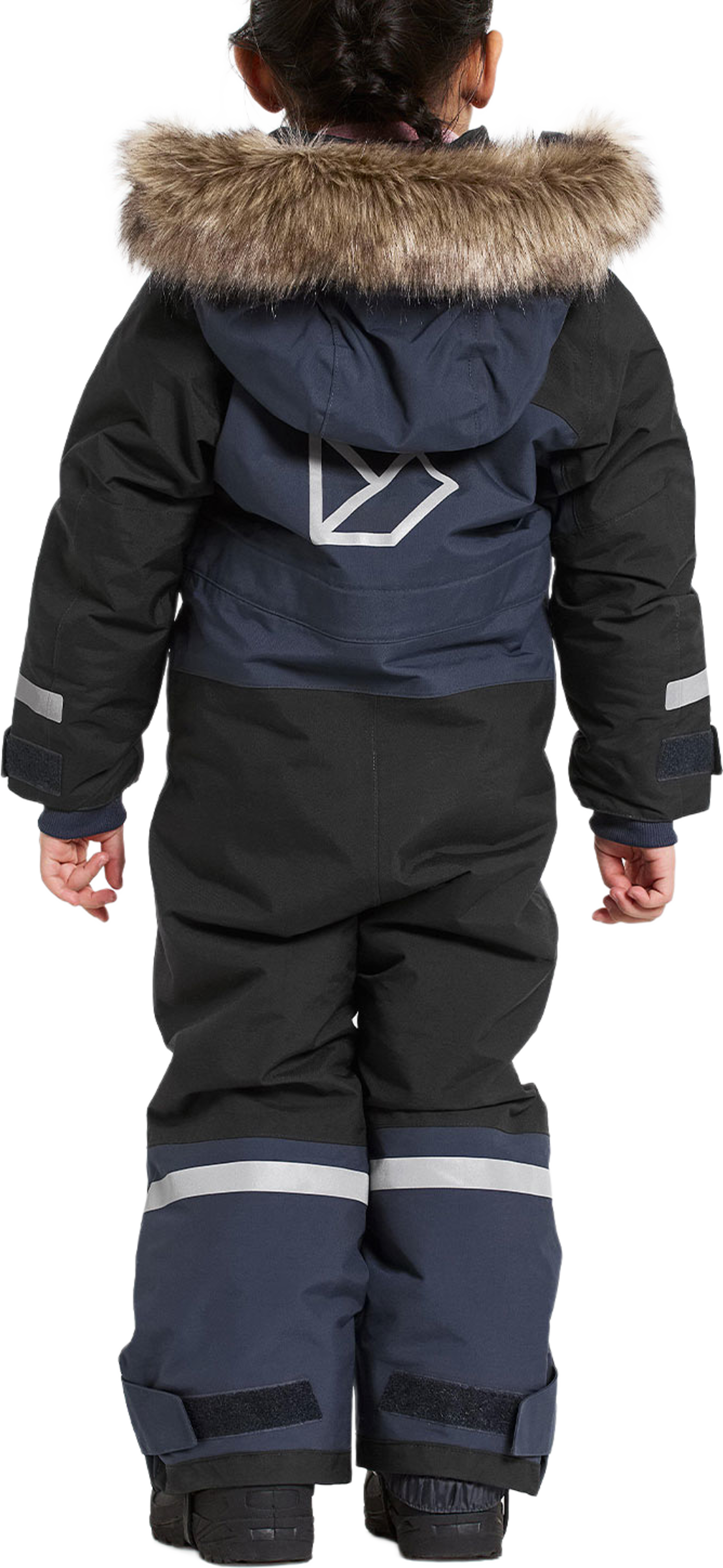 Bjärven Coverall 5, från Didriksons, i färgen Navy. Klicka för att öppna bilden i stort format