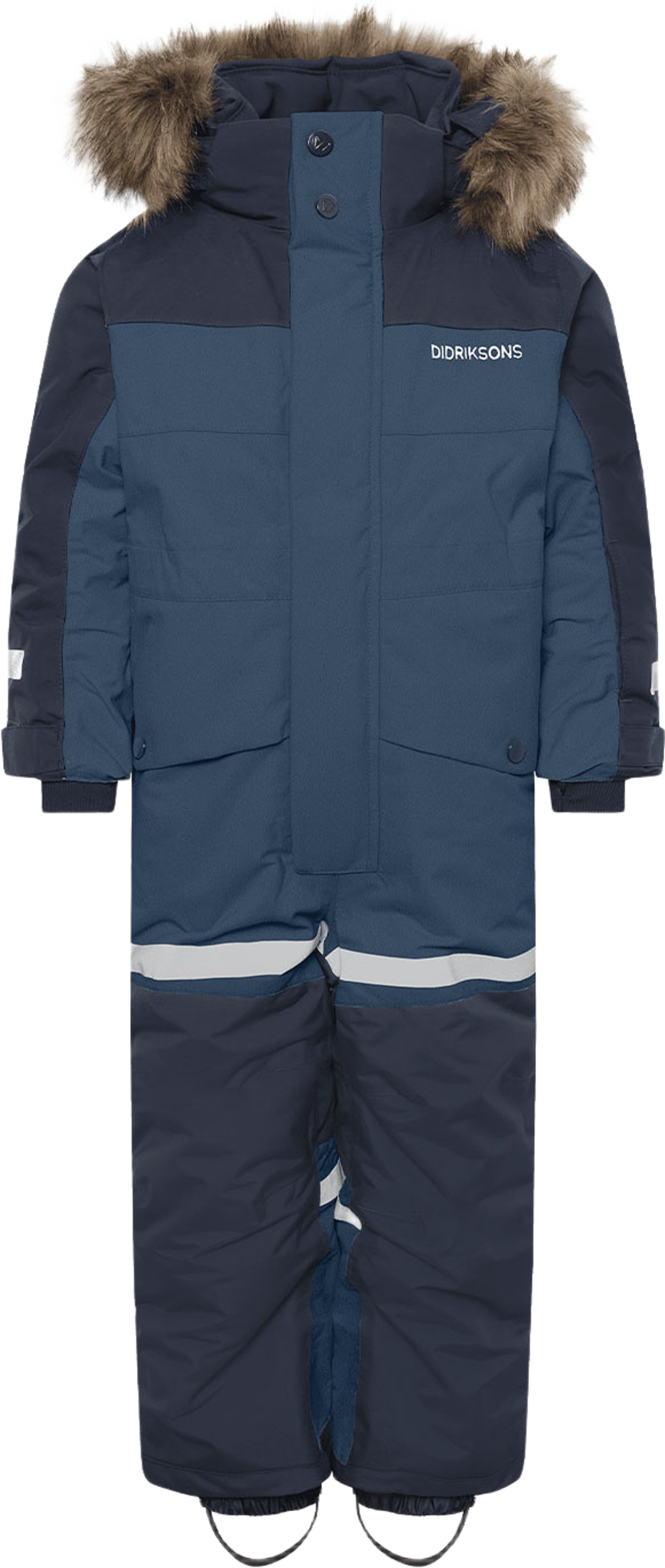 Bjärven Coverall 5, från Didriksons, i färgen Navy. Klicka för att öppna bilden i stort format