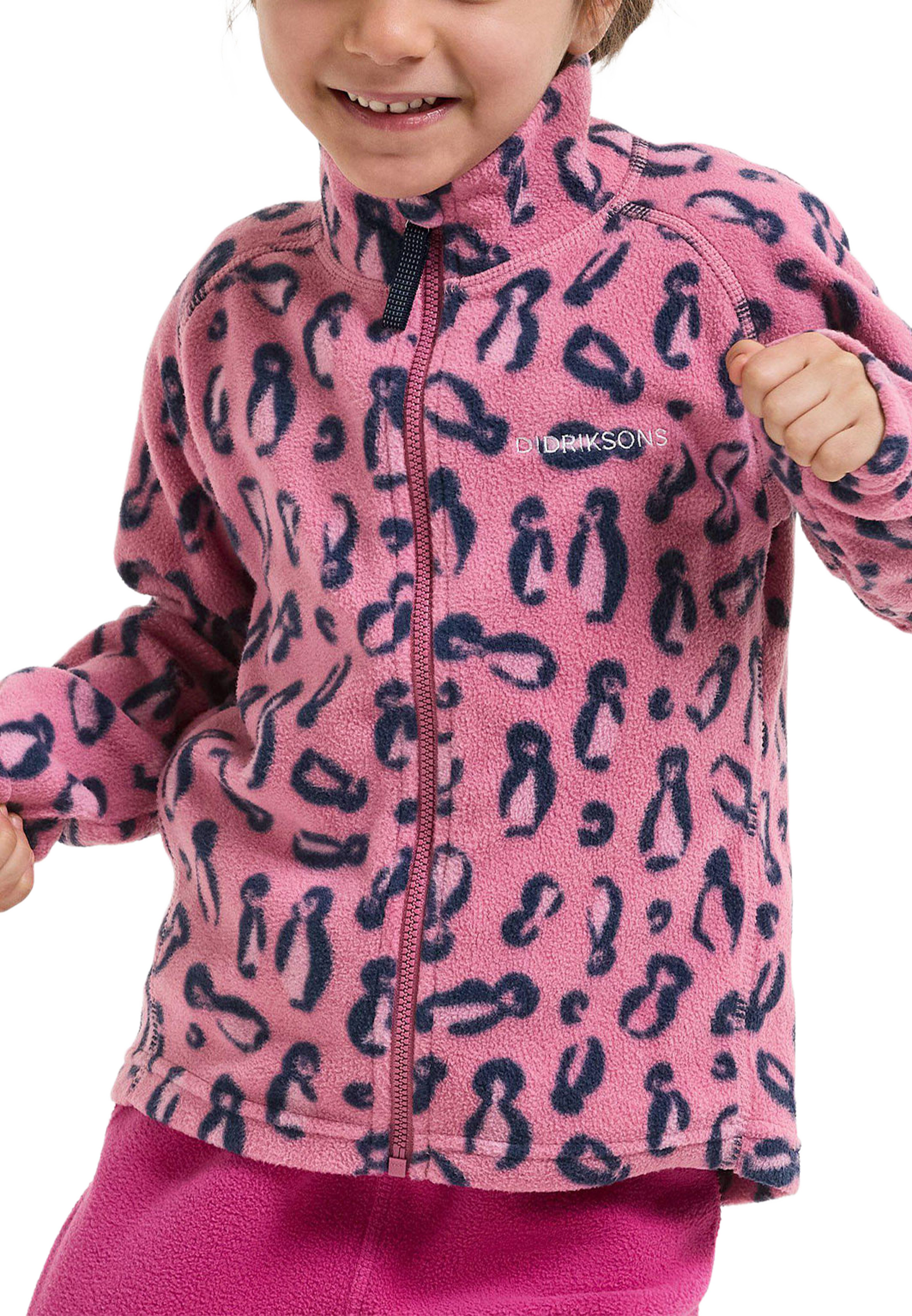 Monte Fullzip 11, från Didriksons, i färgen Penguino Pink. Klicka för att öppna bilden i stort format