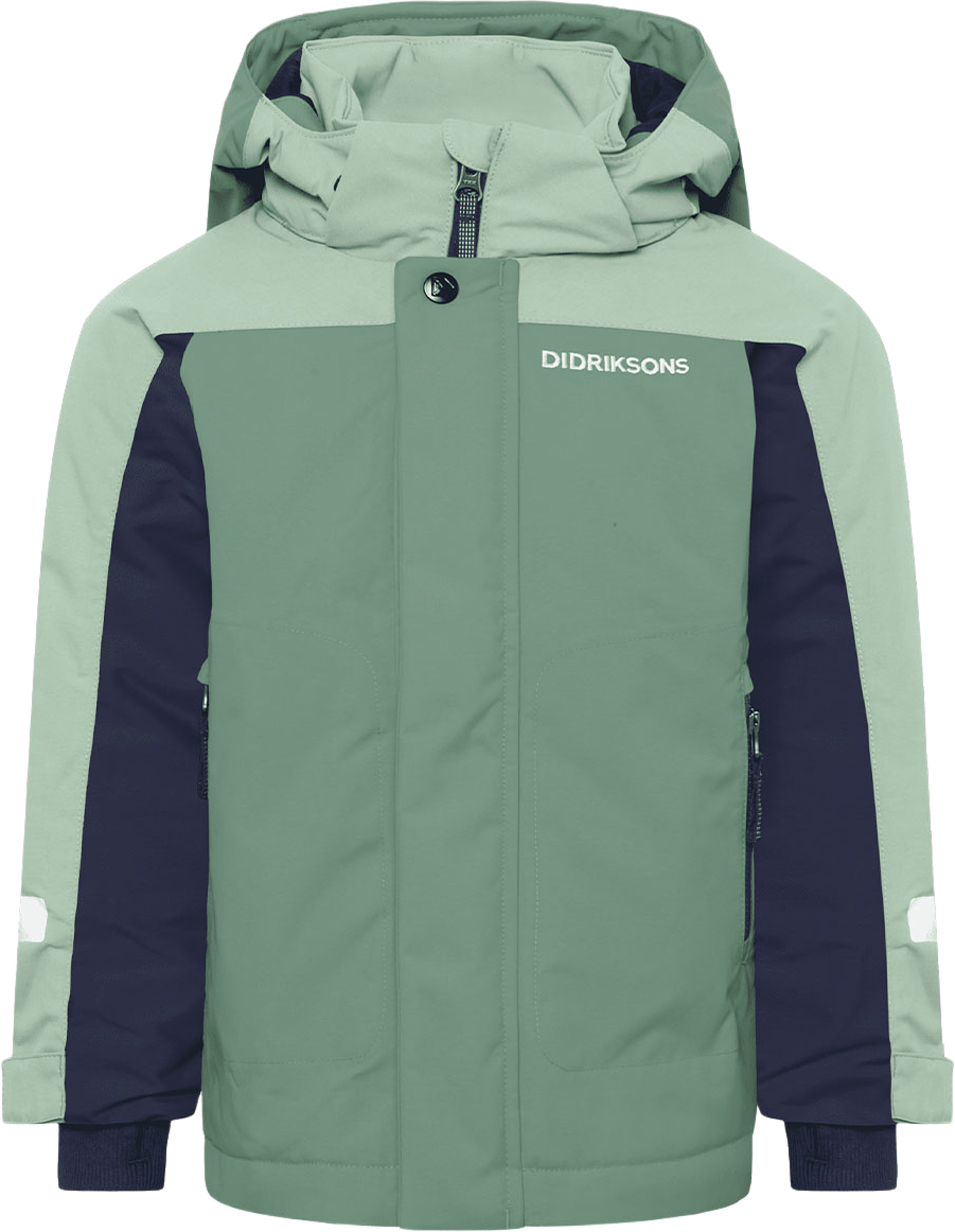 Neptun Jacket 5, från Didriksons, i färgen Dark Moss. Klicka för att öppna bilden i stort format