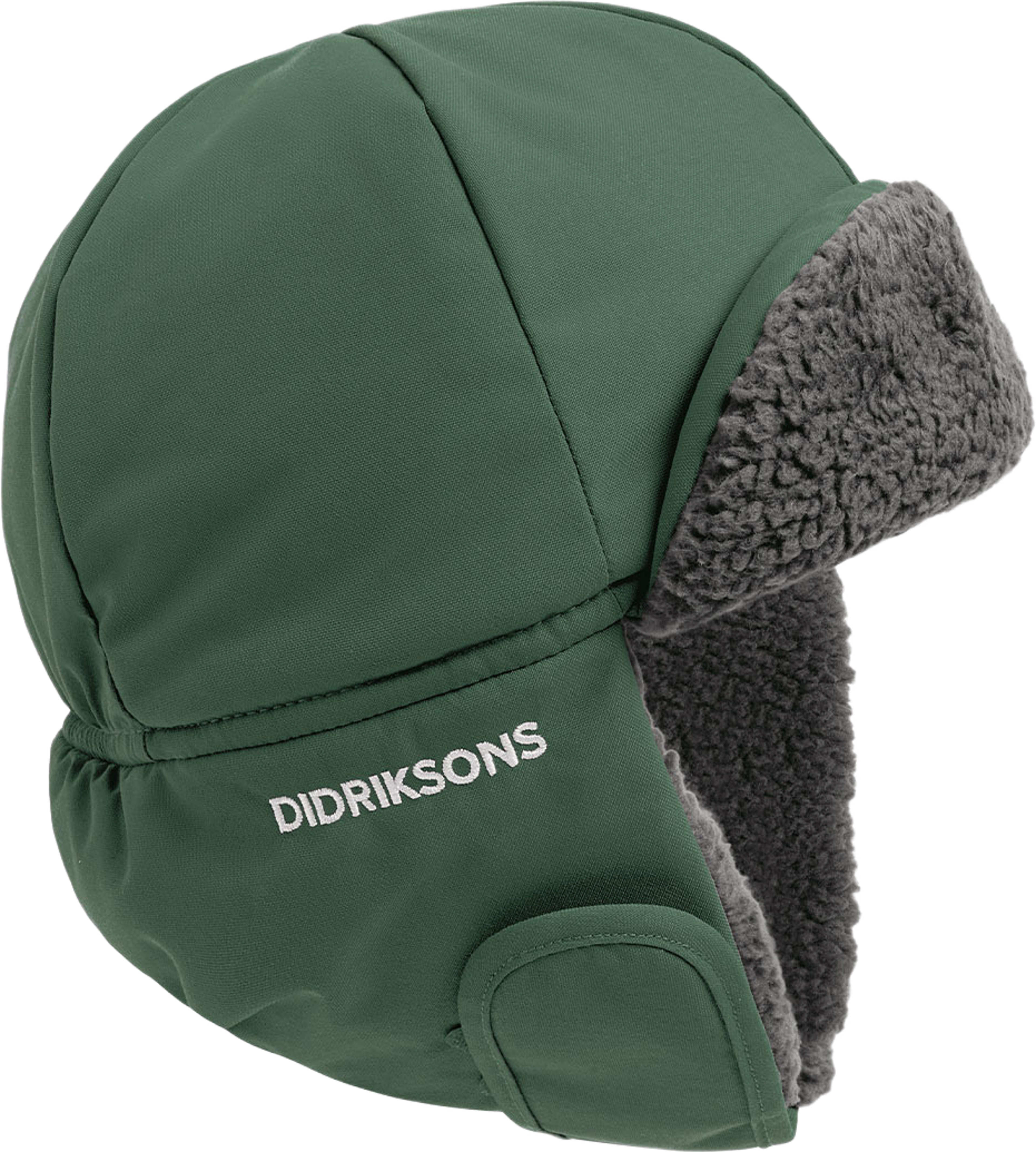 Biggles Cap 7, från Didriksons, i färgen Dark Moss. Klicka för att öppna bilden i stort format