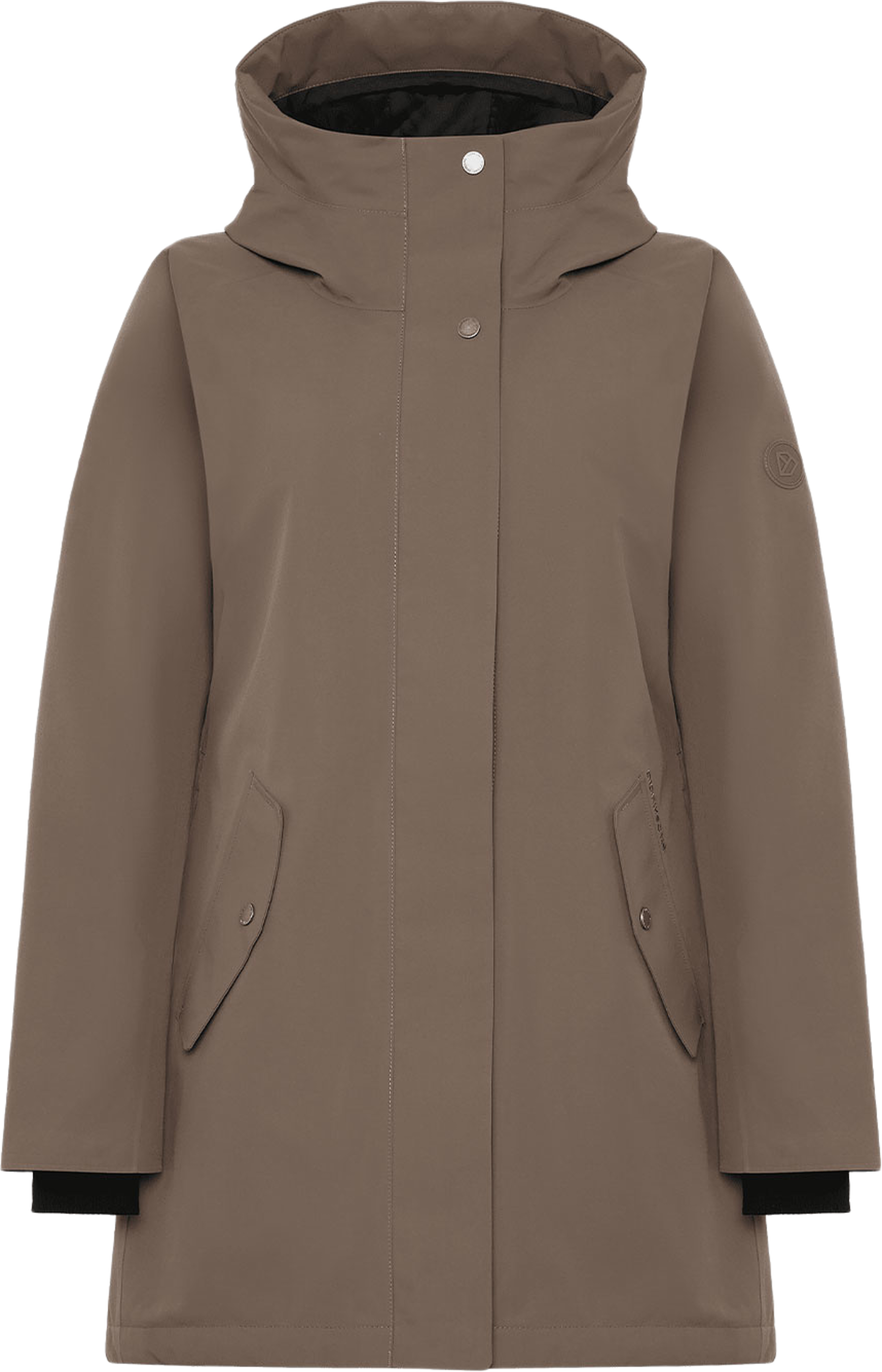Alana Parka 2, från Didriksons, i färgen Mocha Brown. Klicka för att öppna bilden i stort format