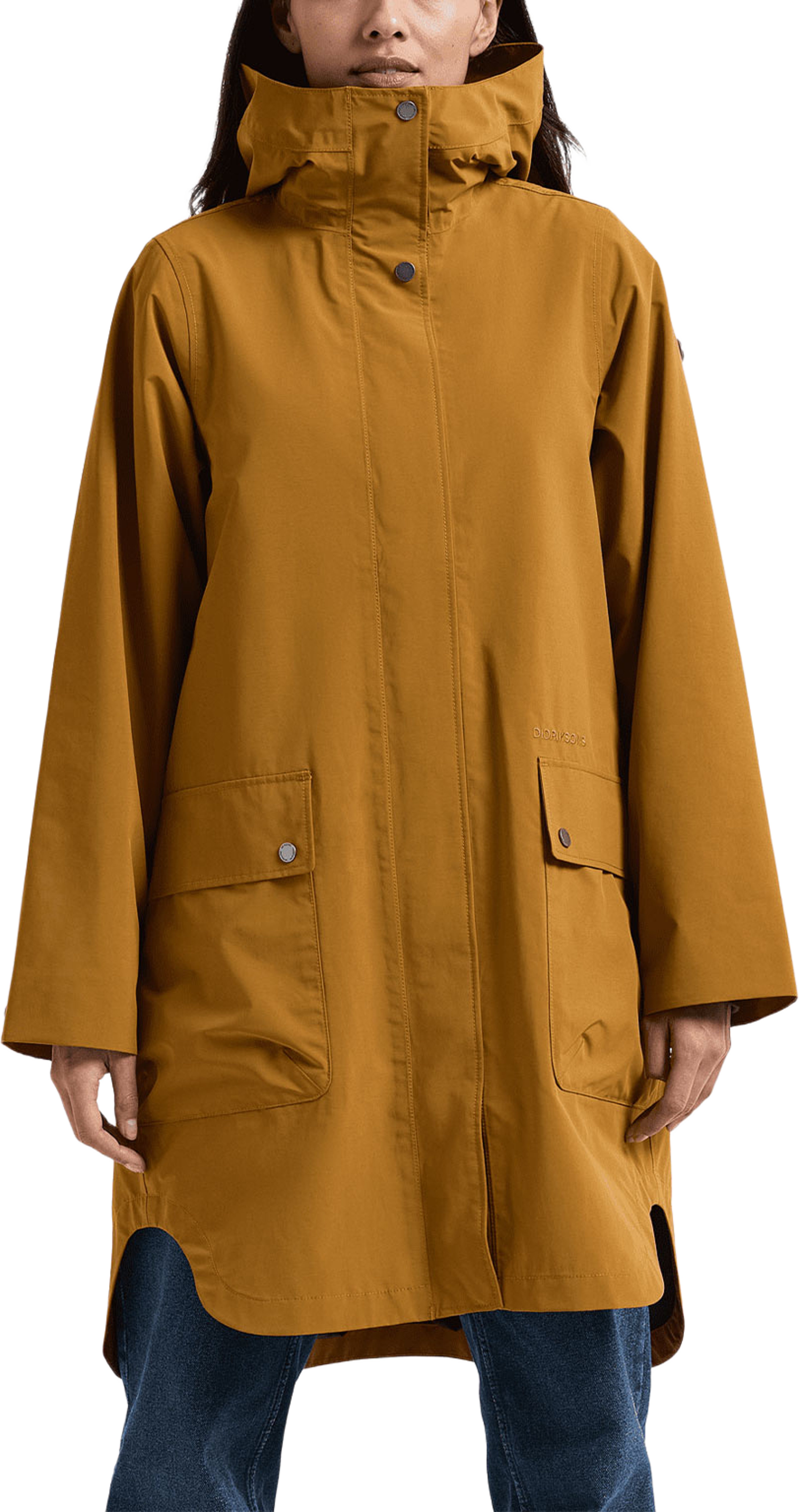 Adria Parka, från Didriksons, i färgen Spice Brown. Klicka för att öppna bilden i stort format