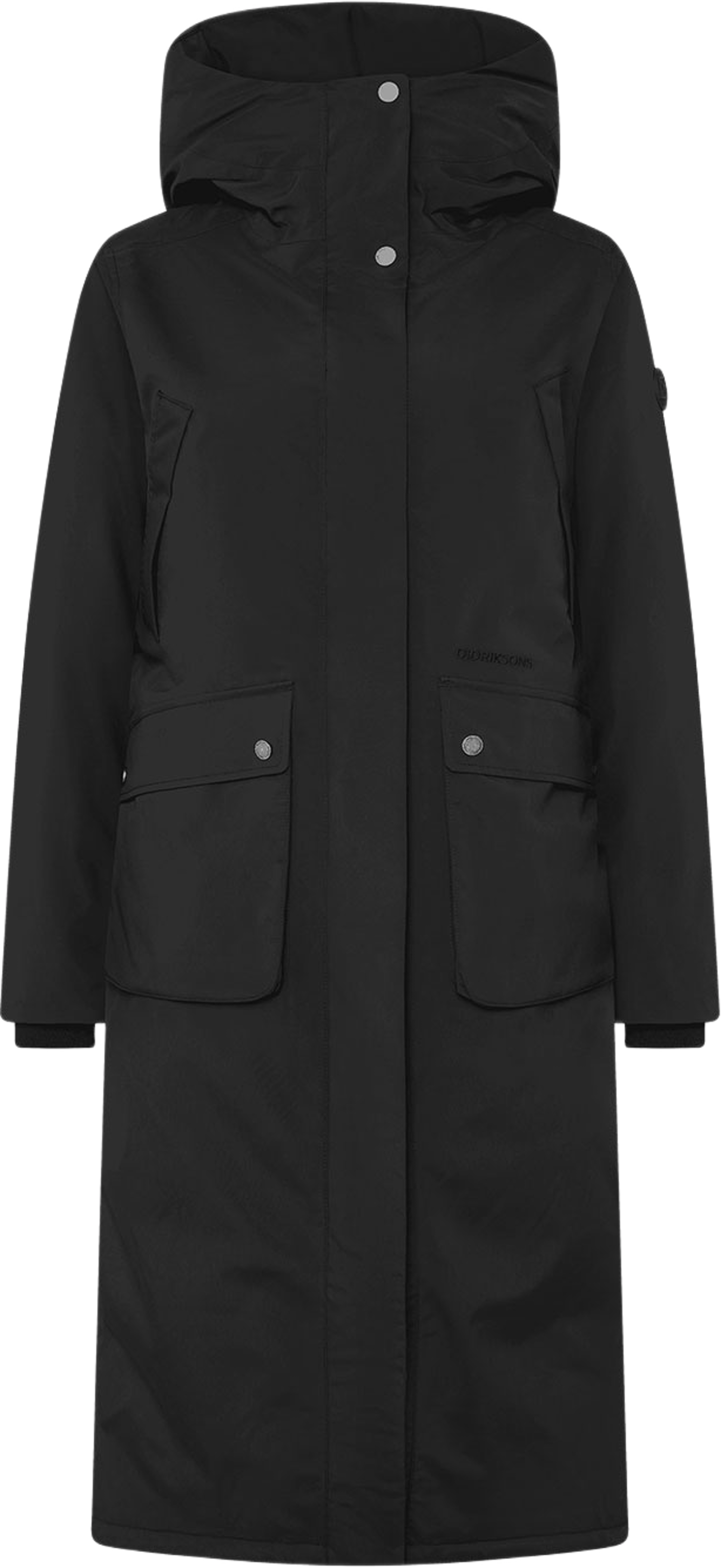 Melody Parka, från Didriksons, i färgen Black. Klicka för att öppna bilden i stort format