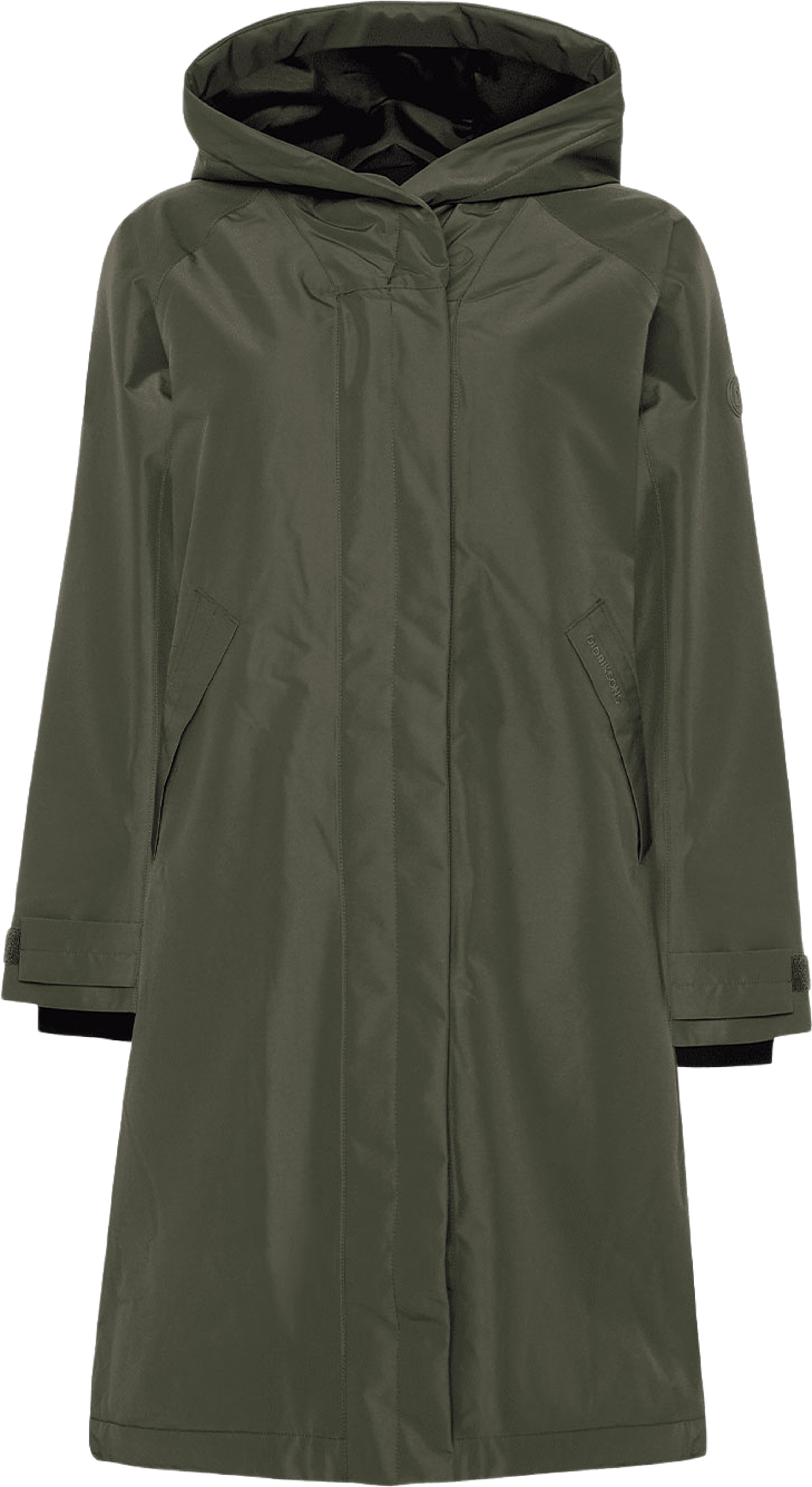 Noelia Parka, från Didriksons, i färgen Deep Green. Klicka för att öppna bilden i stort format