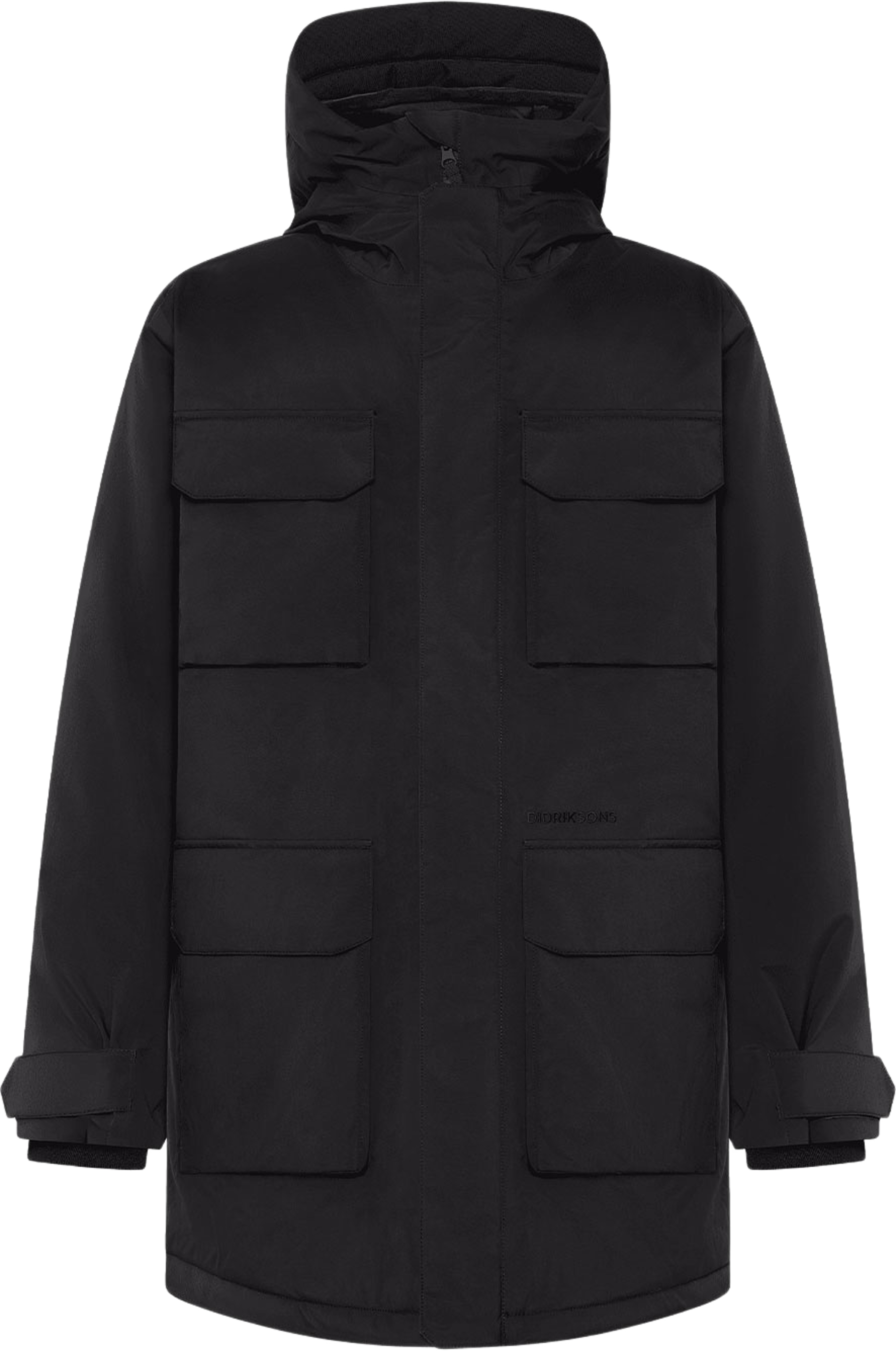 Aiden Parka 2, från Didriksons, i färgen Black. Klicka för att öppna bilden i stort format