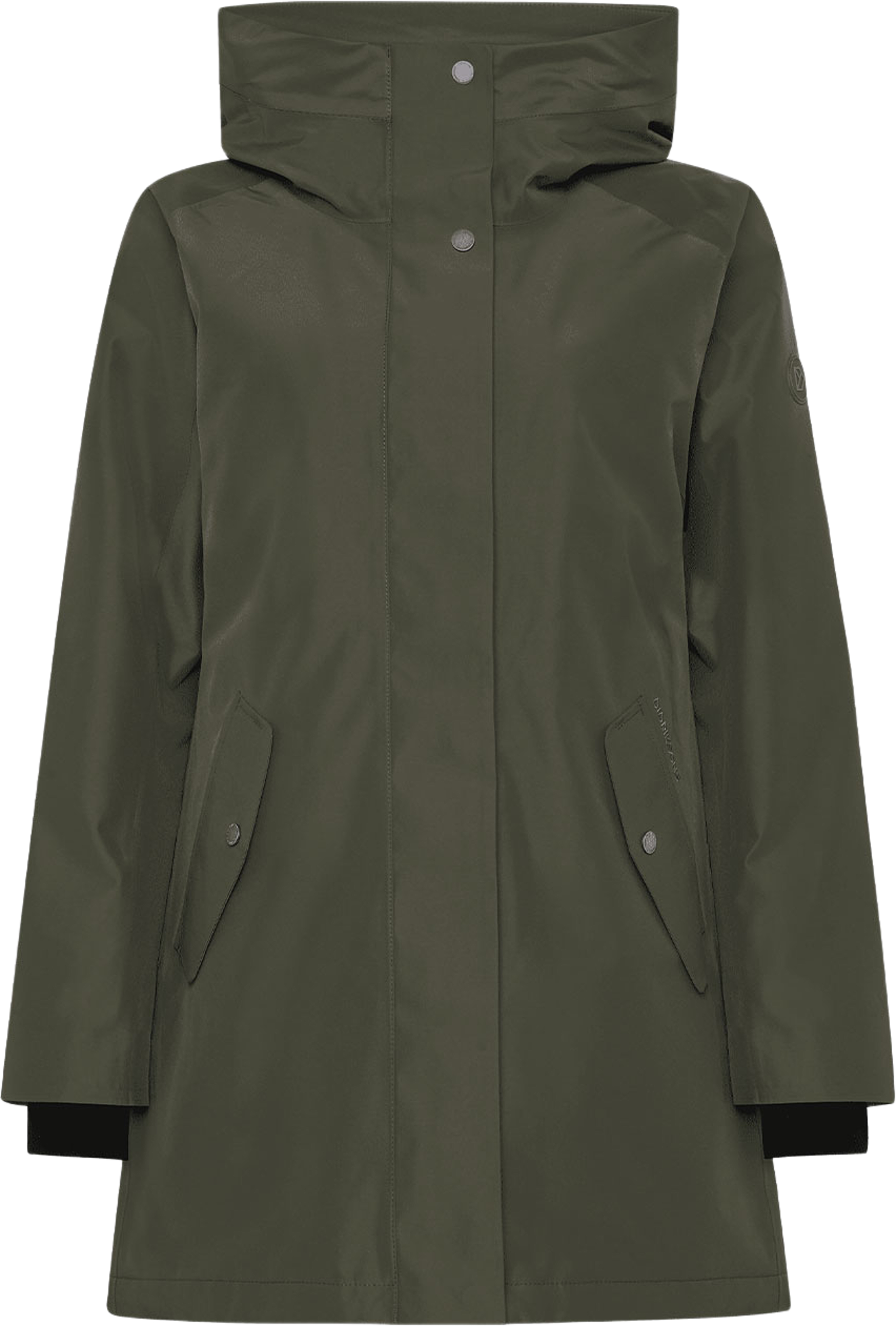 Alana Parka 2, från Didriksons, i färgen Deep Green. Klicka för att öppna bilden i stort format