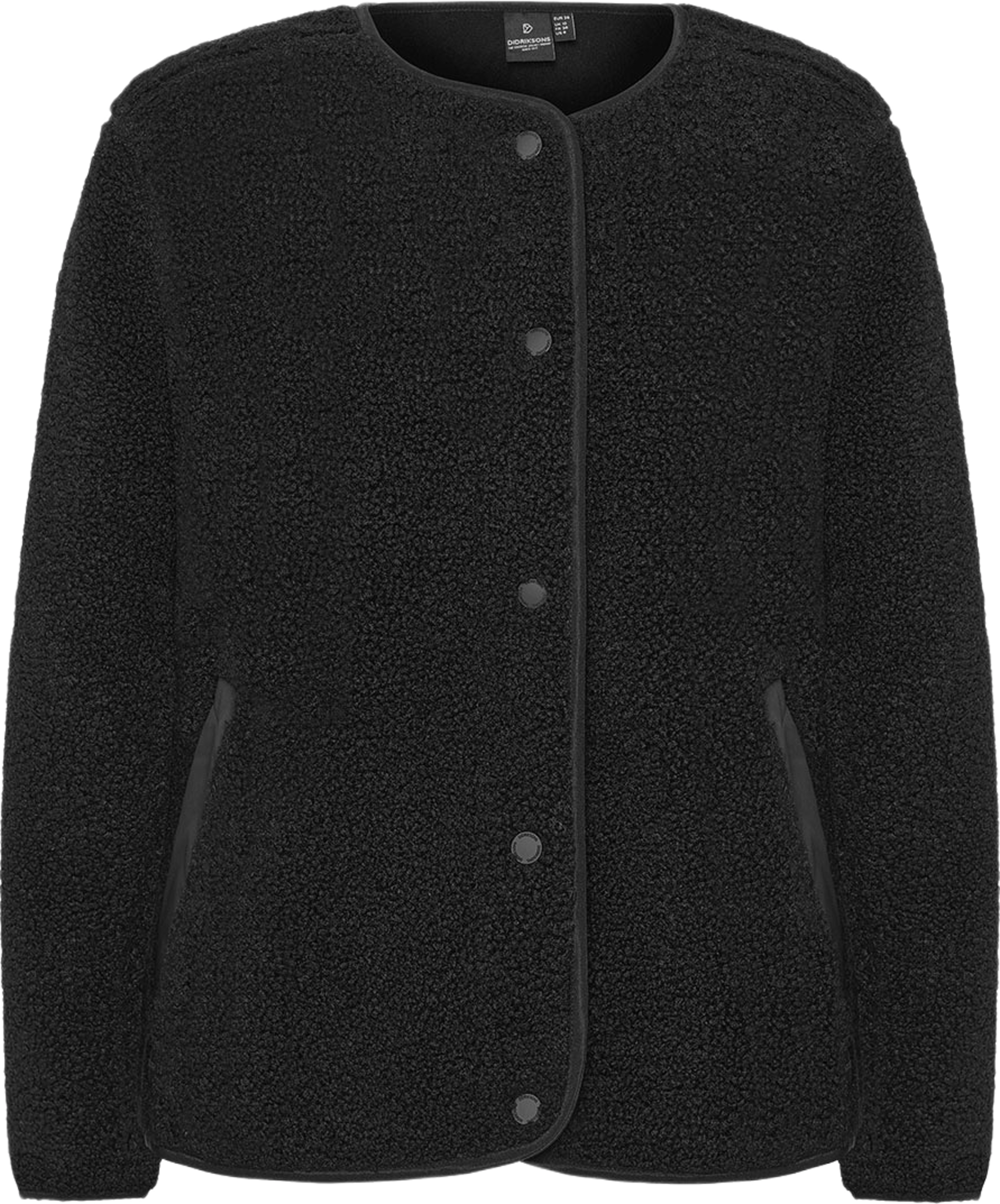 Selma Jacket, från Didriksons, i färgen Black. Klicka för att öppna bilden i stort format