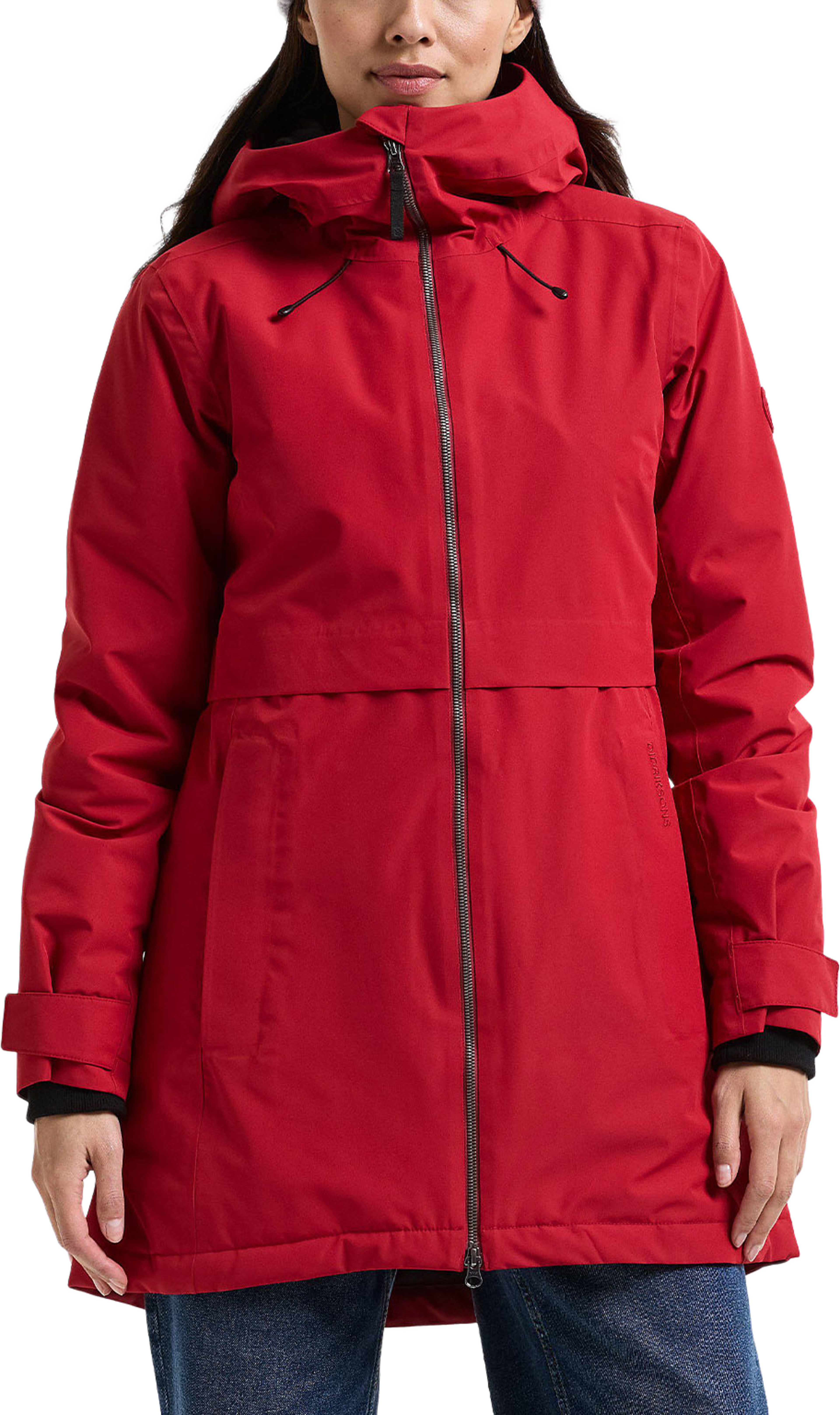 Tiril Parka, från Didriksons, i färgen Dark Red. Klicka för att öppna bilden i stort format