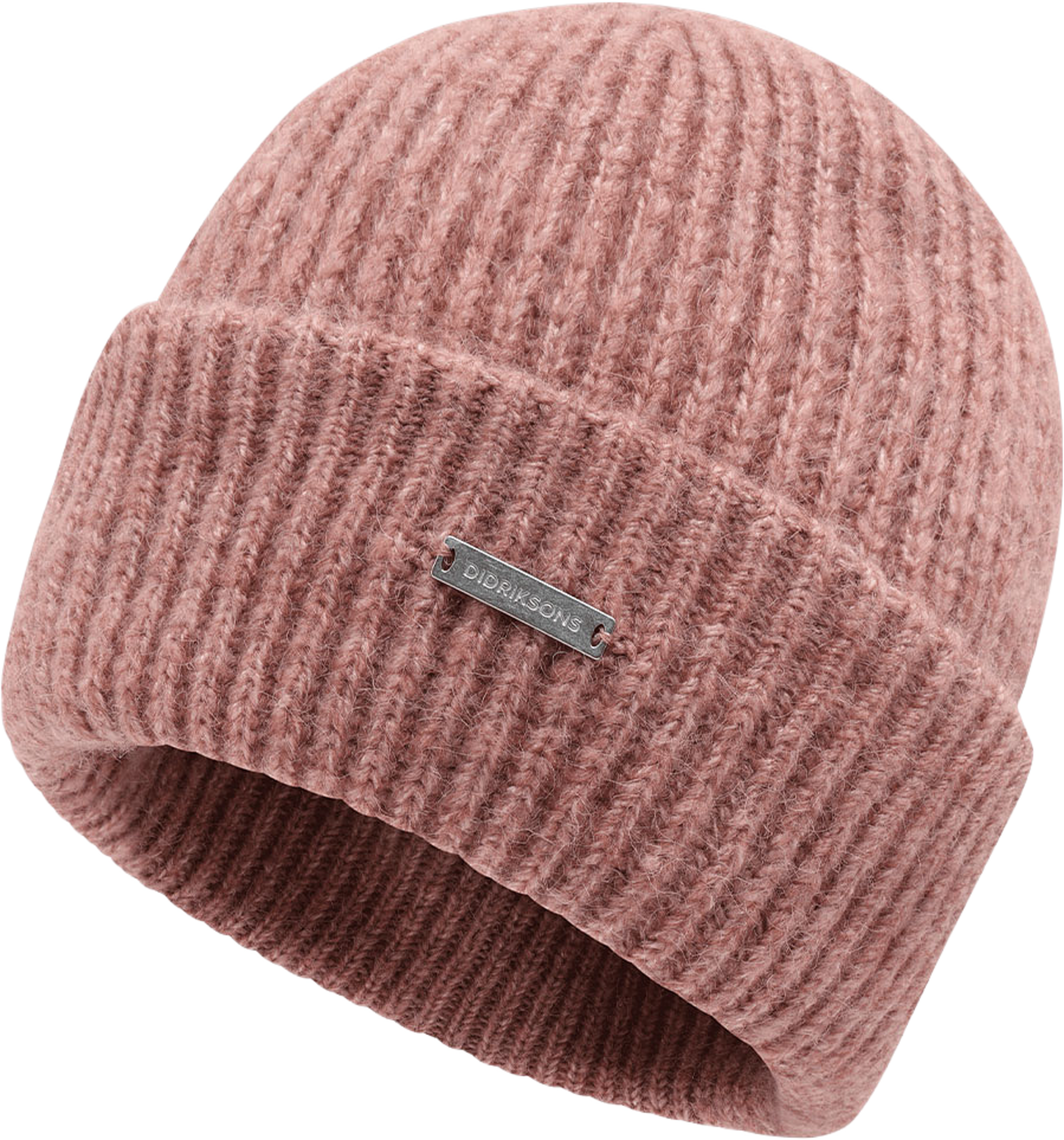 Malin Beanie, från Didriksons, i färgen Ash Rose. Klicka för att öppna bilden i stort format