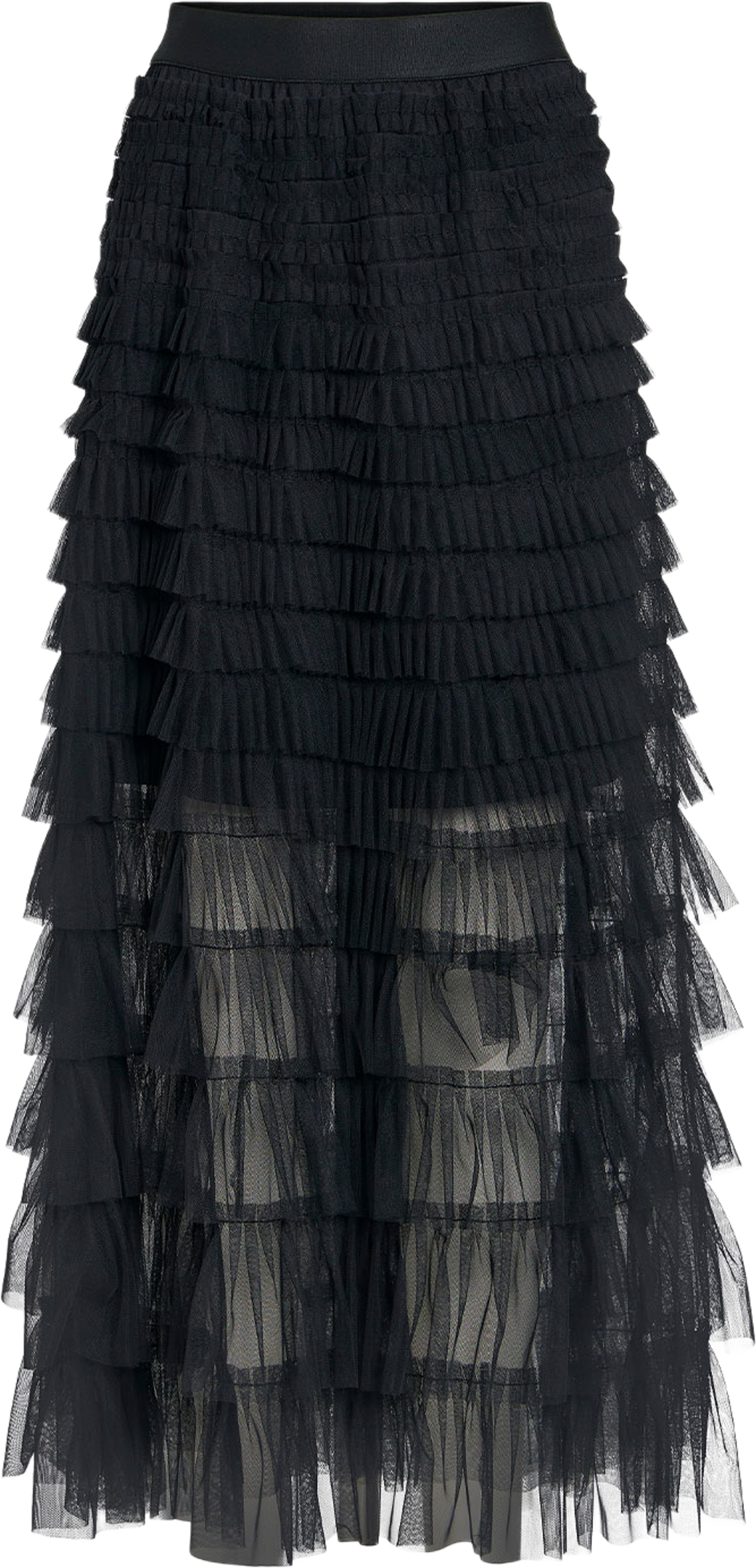 Vicatya Ankle Skirt, från Vila, i färgen Black Beauty. Klicka för att öppna bilden i stort format