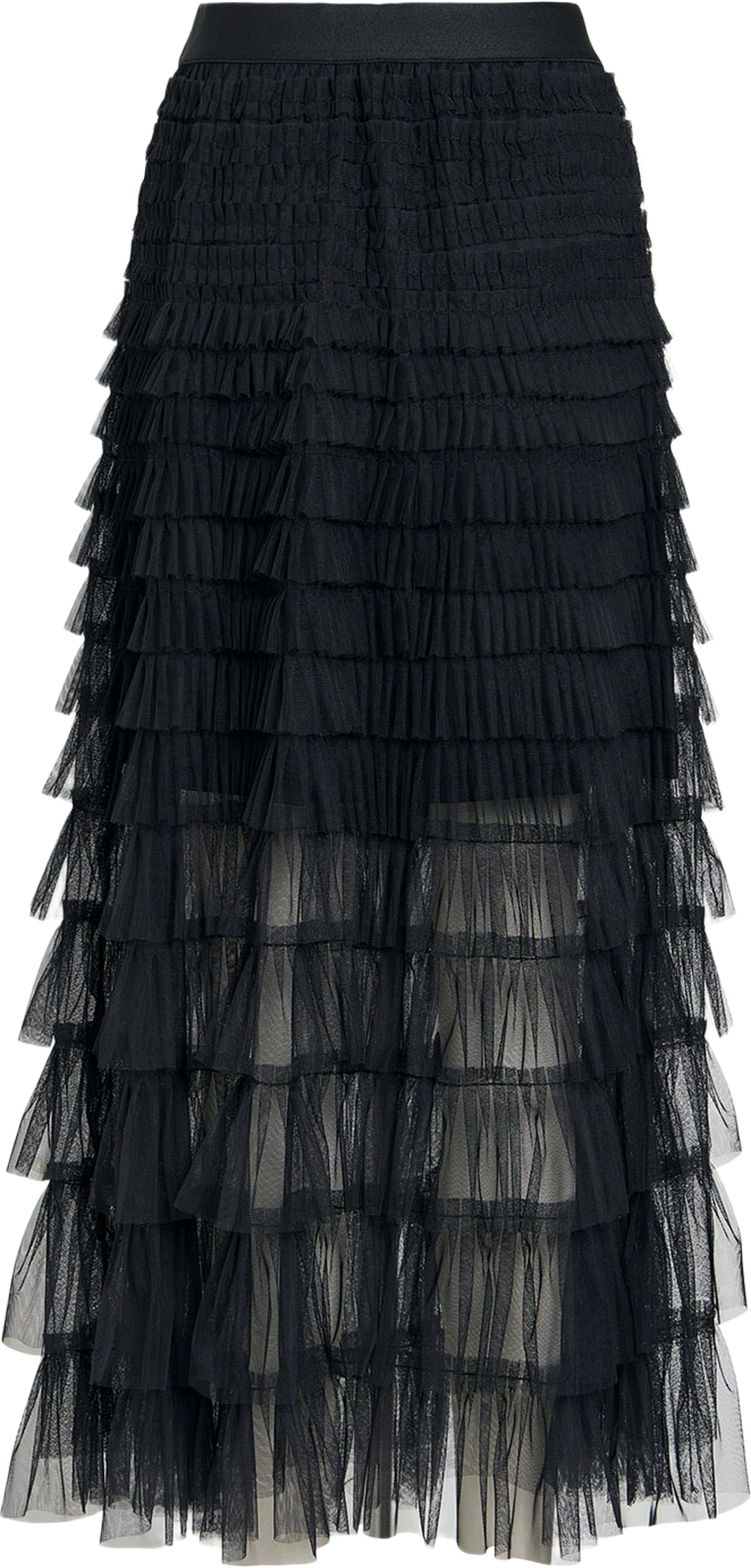 Vicatya Ankle Skirt, från Vila, i färgen Black Beauty. Klicka för att öppna bilden i stort format