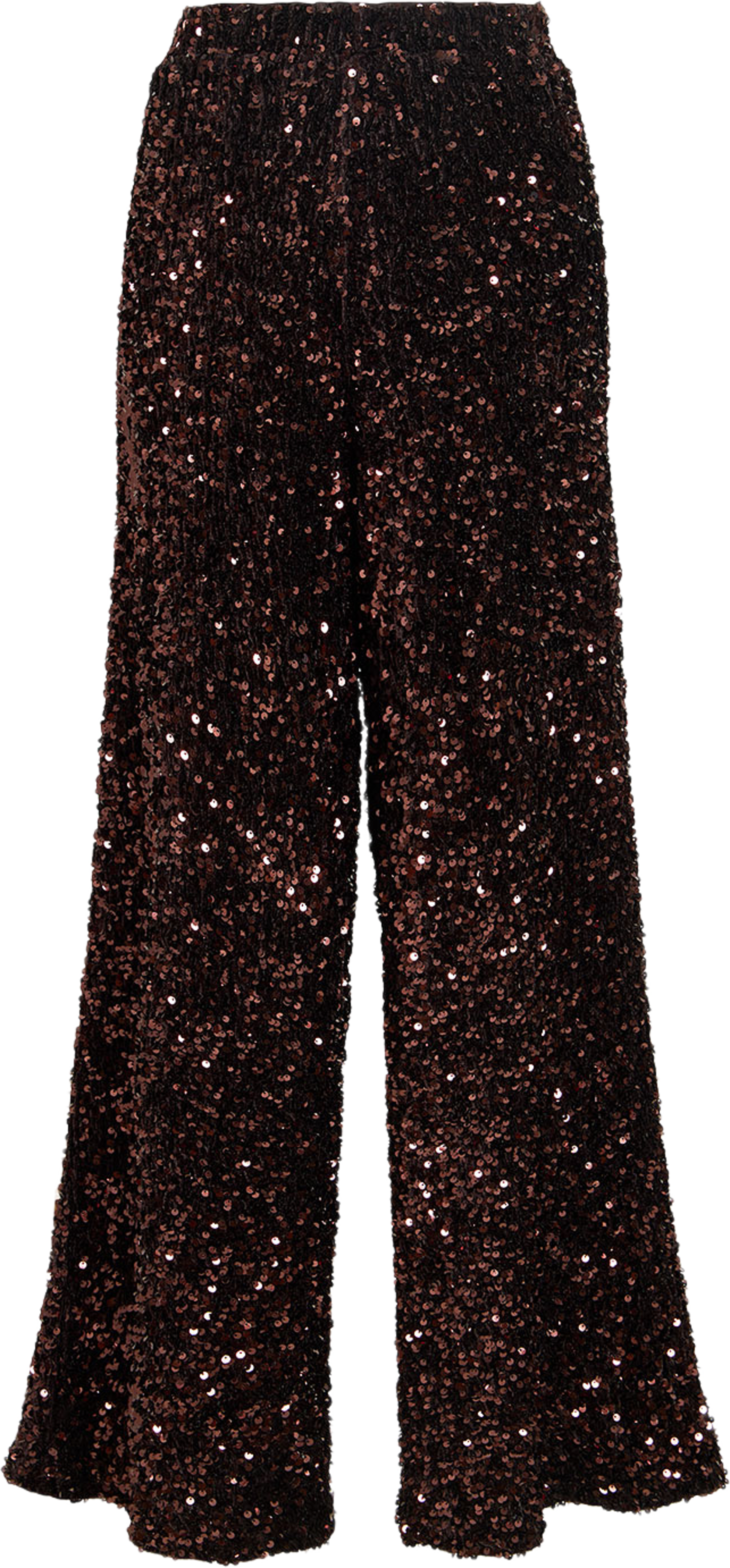 Vifaith Wide Pants, från Vila, i färgen Coffee Bean. Klicka för att öppna bilden i stort format