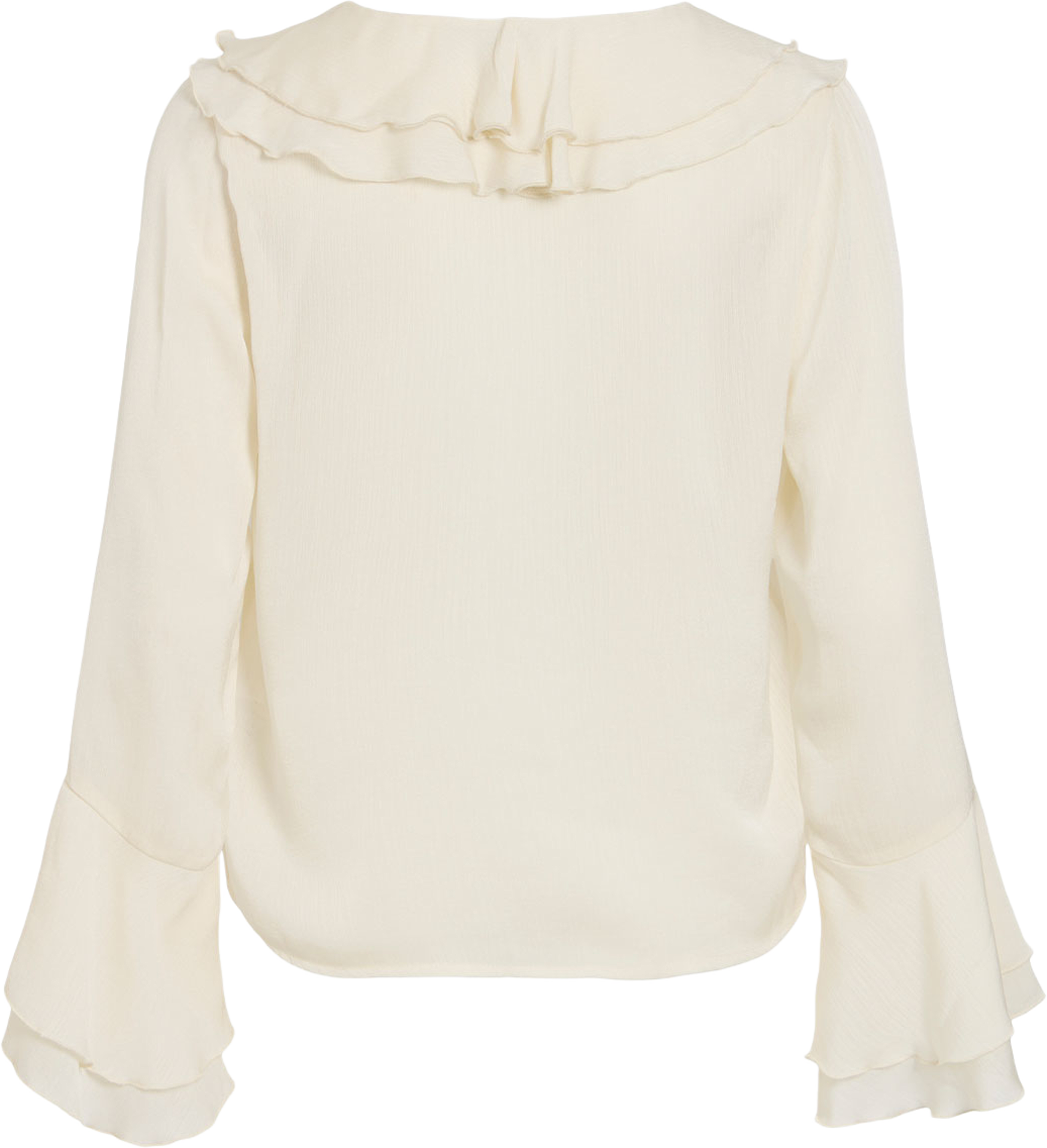 Viharrison V-Neck Top, från Vila, i färgen Birch. Klicka för att öppna bilden i stort format