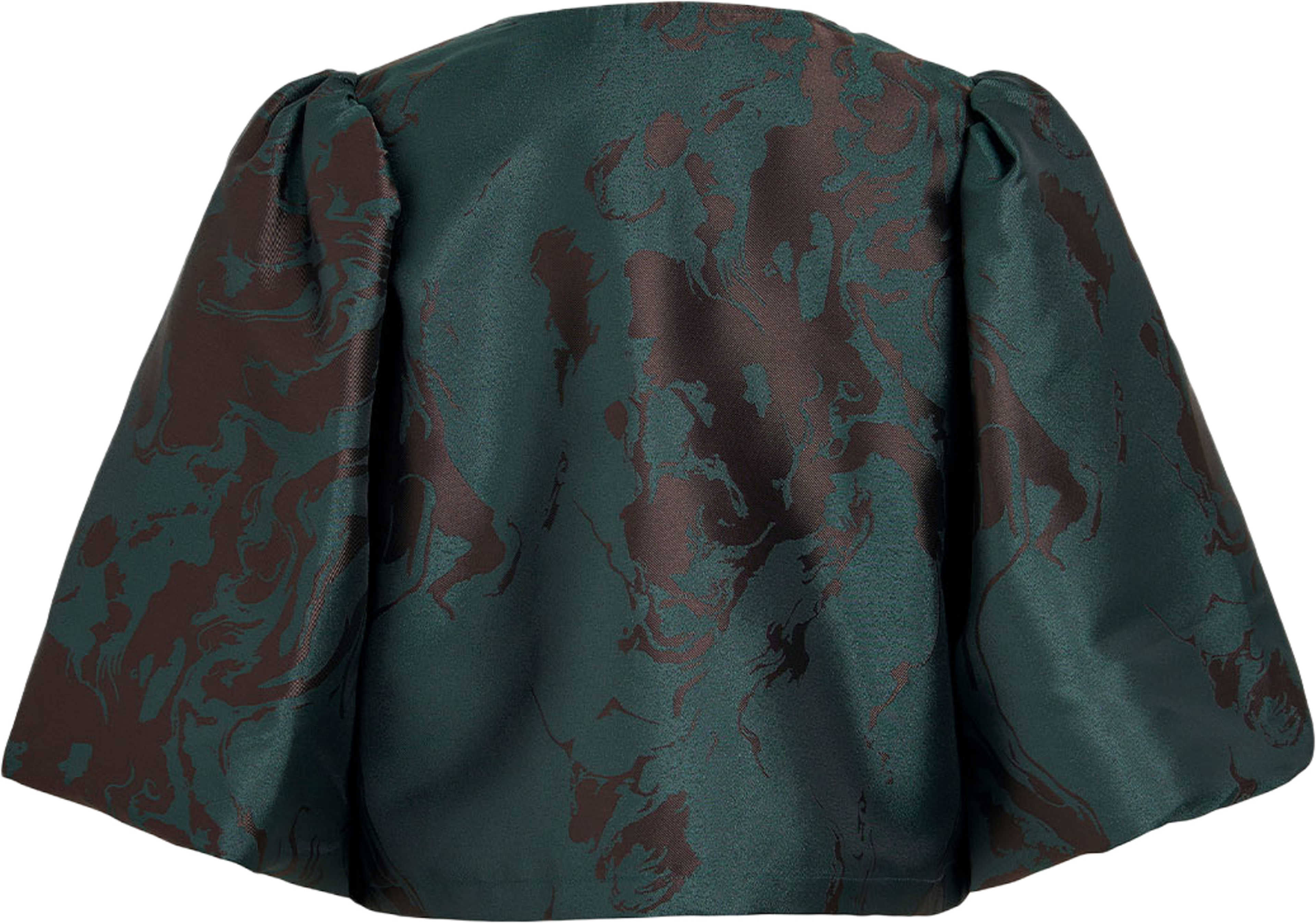 Vilenuna O-Neck Top, från Vila, i färgen Ponderosa Pine Jaquard. Klicka för att öppna bilden i stort format