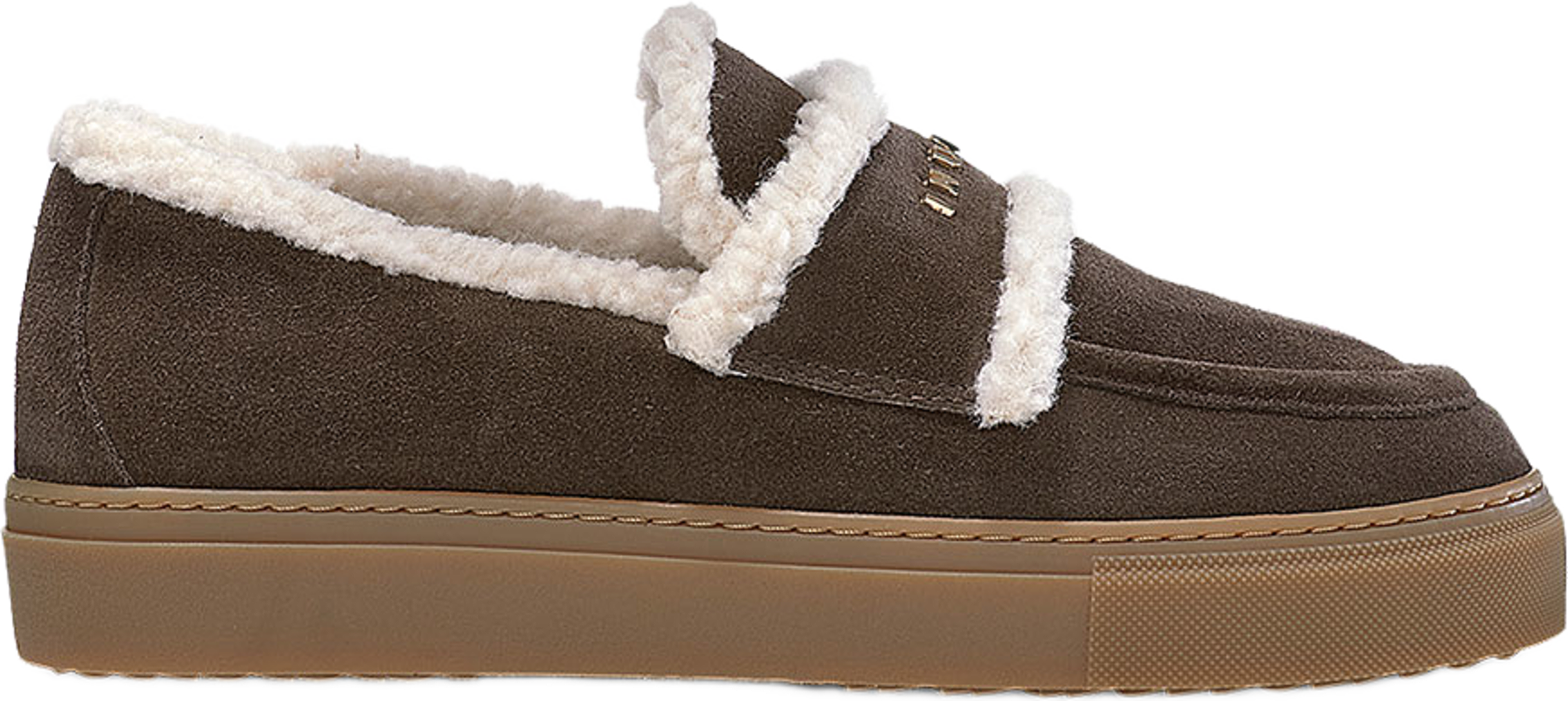 Shearling Loafer, från Inuikii, i färgen Dark Brown. Klicka för att öppna bilden i stort format
