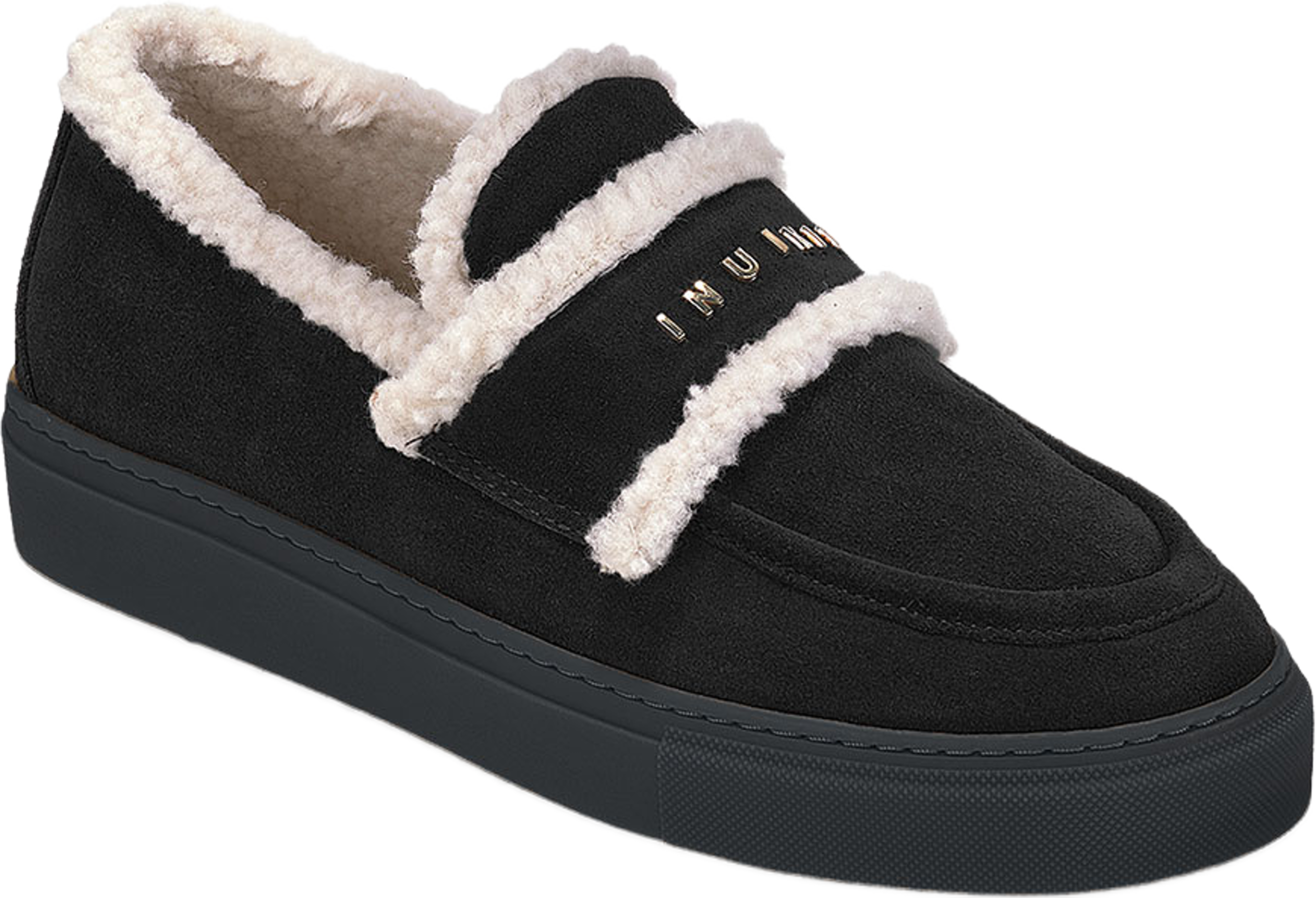 Shearling Loafer, från Inuikii, i färgen Black. Klicka för att öppna bilden i stort format