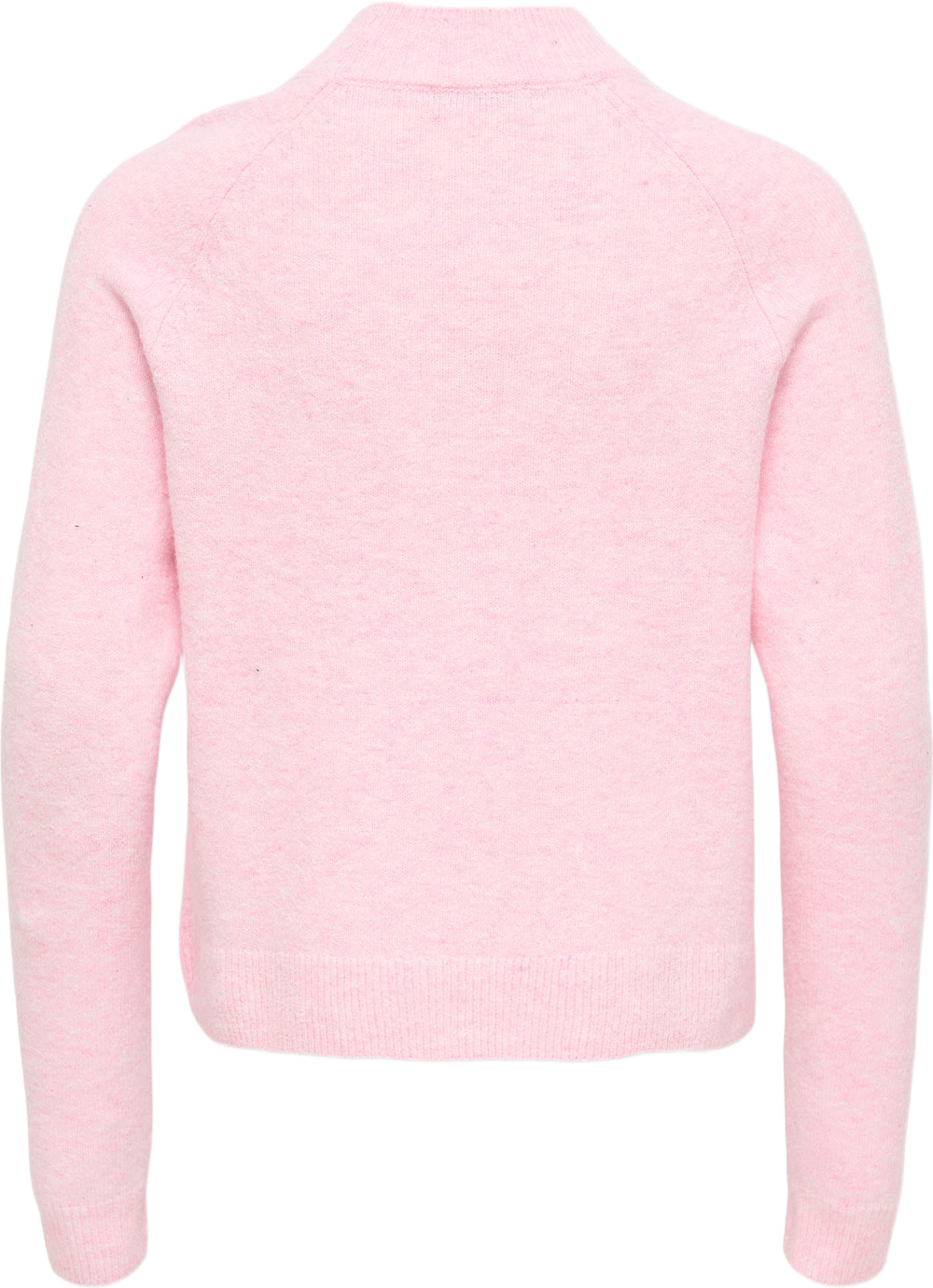 Rica Pullover Knit, från Only, i färgen Parfait Pink Melange. Klicka för att öppna bilden i stort format