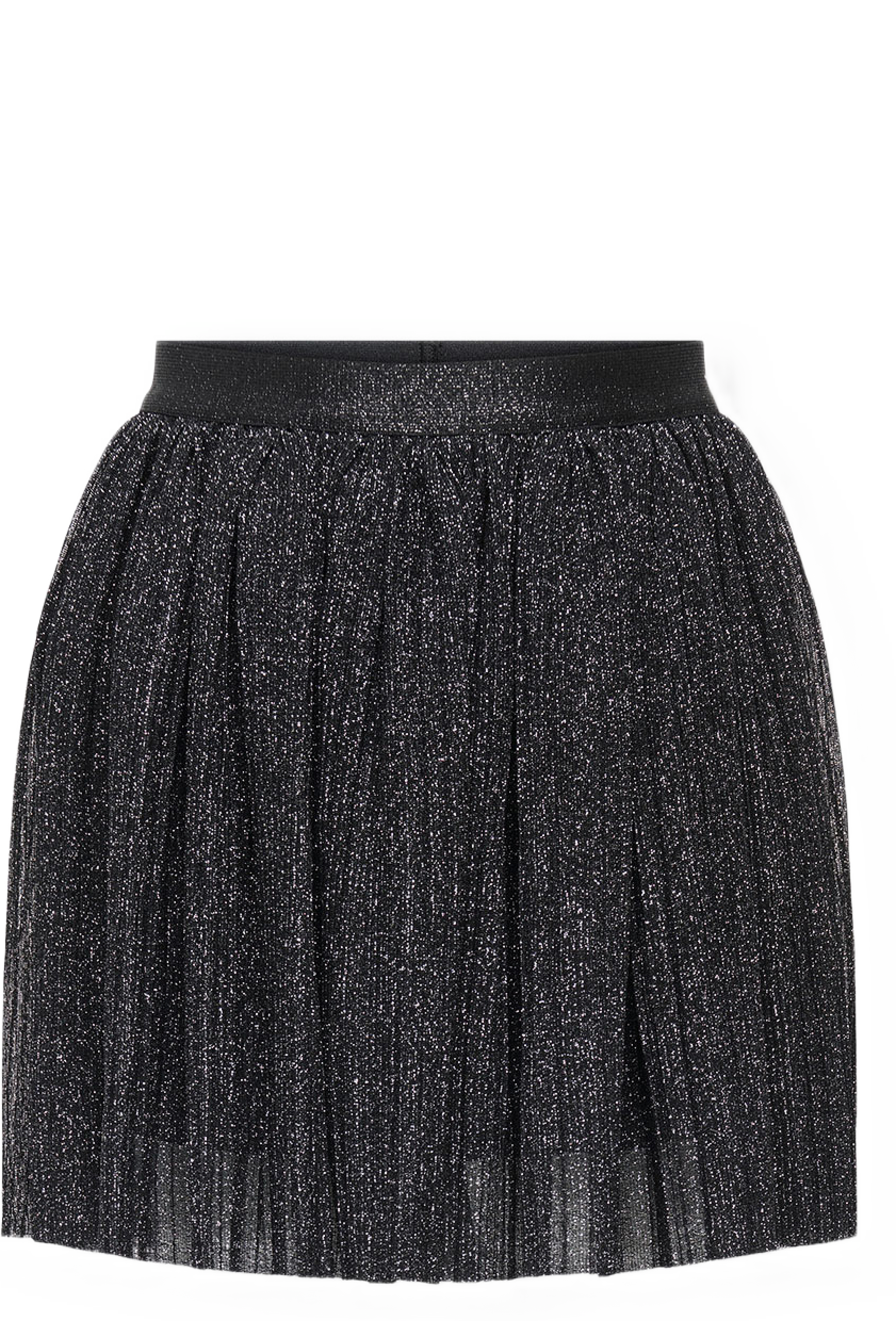Glam Skater Skirt, från Only, i färgen Black Silver Lurex. Klicka för att öppna bilden i stort format