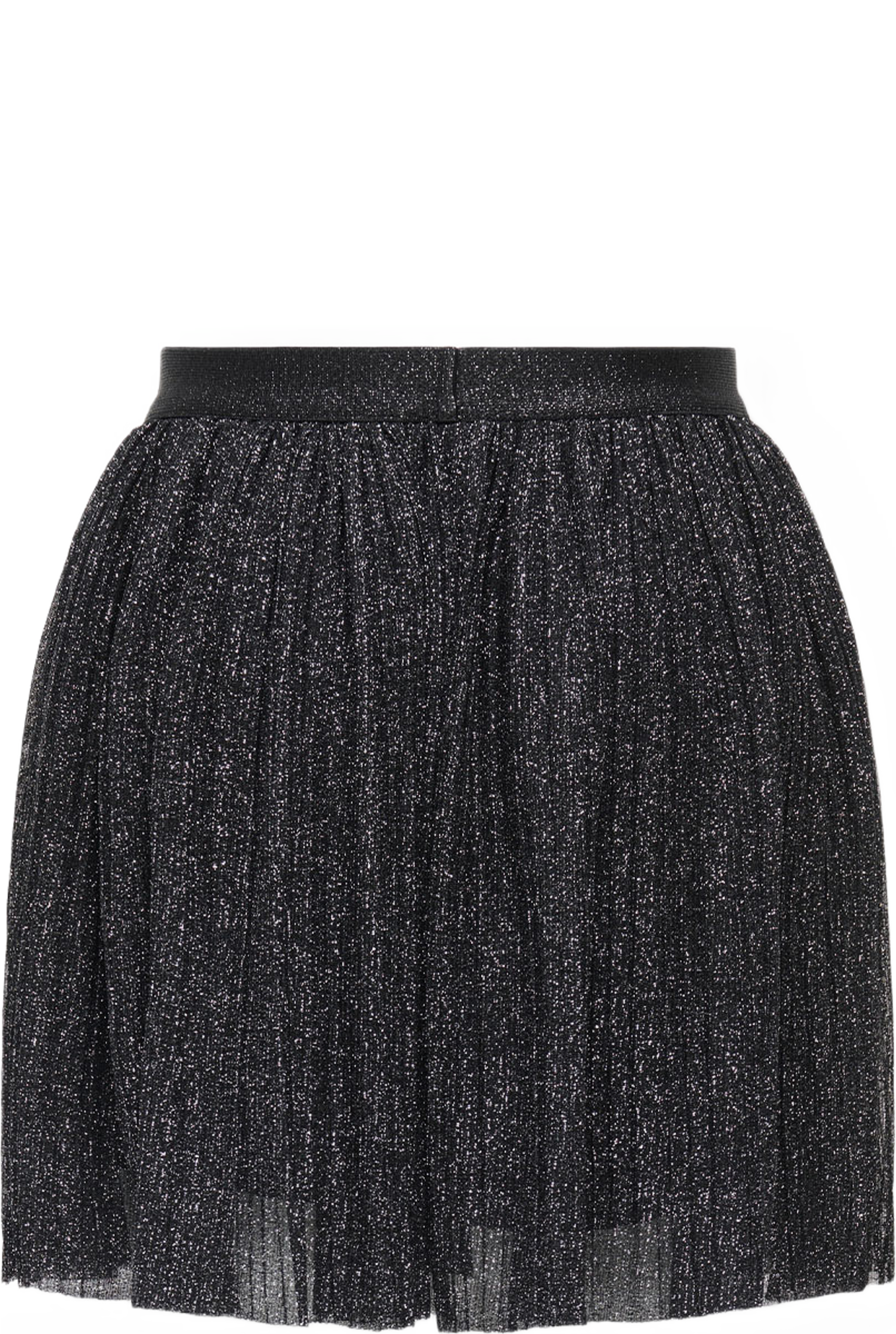 Glam Skater Skirt, från Only, i färgen Black Silver Lurex. Klicka för att öppna bilden i stort format
