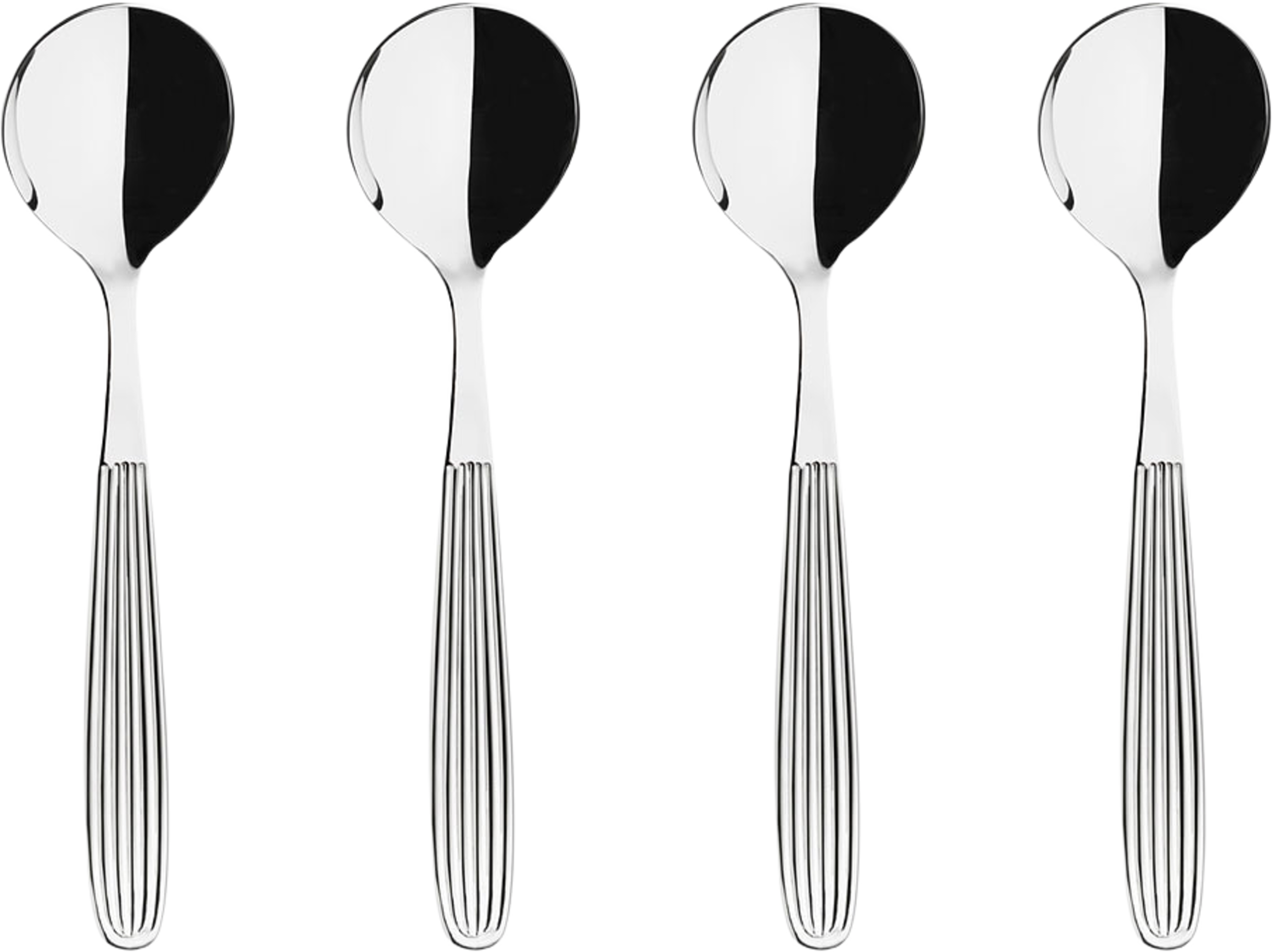 Scandia espressosked 4-pack, från Iittala, i färgen Blank. Klicka för att öppna bilden i stort format