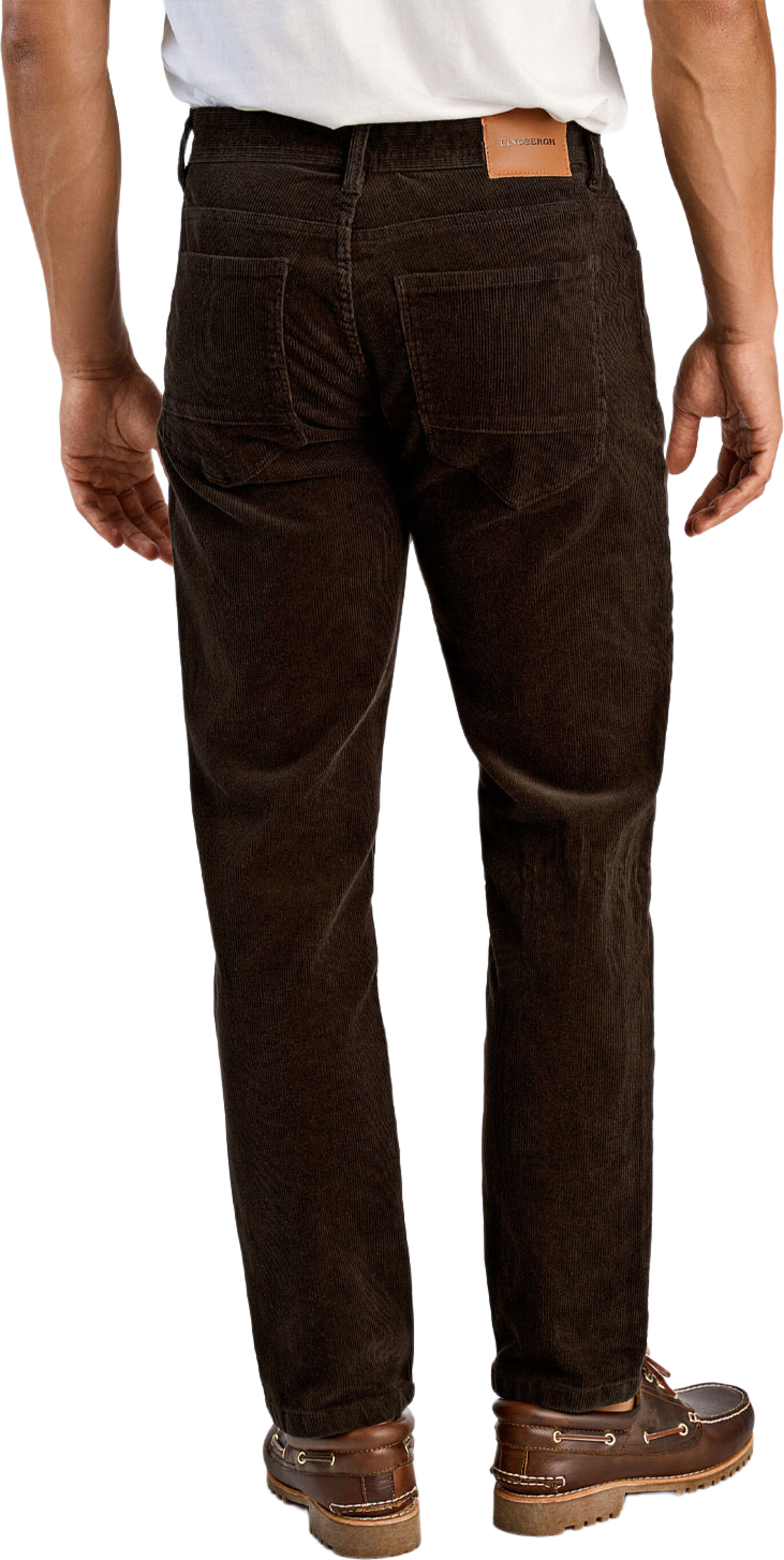 5 pocket corduroy pants, från Lindbergh, i färgen Dk Brown. Klicka för att öppna bilden i stort format