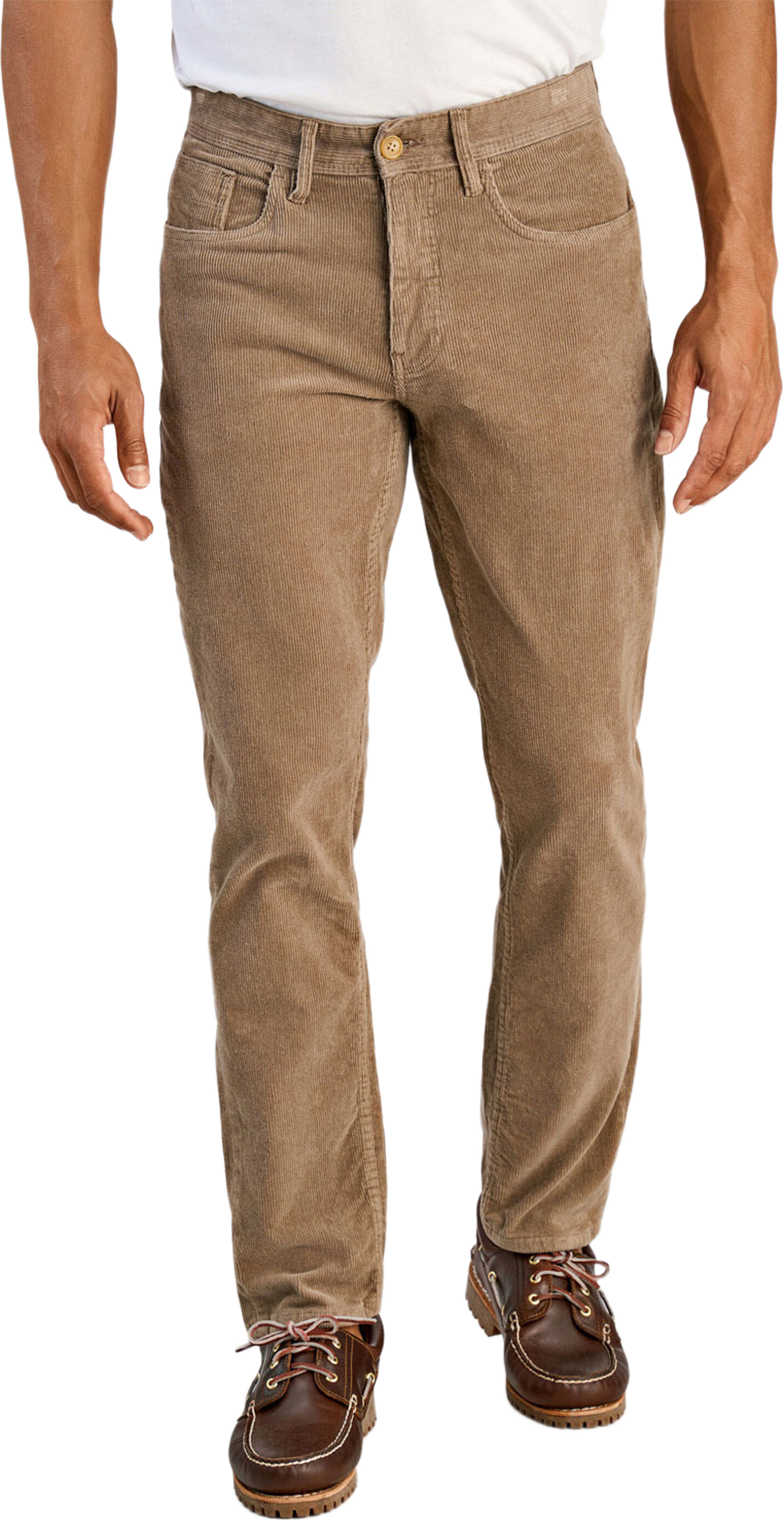 5 pocket corduroy pants, från Lindbergh, i färgen Light Sand. Klicka för att öppna bilden i stort format