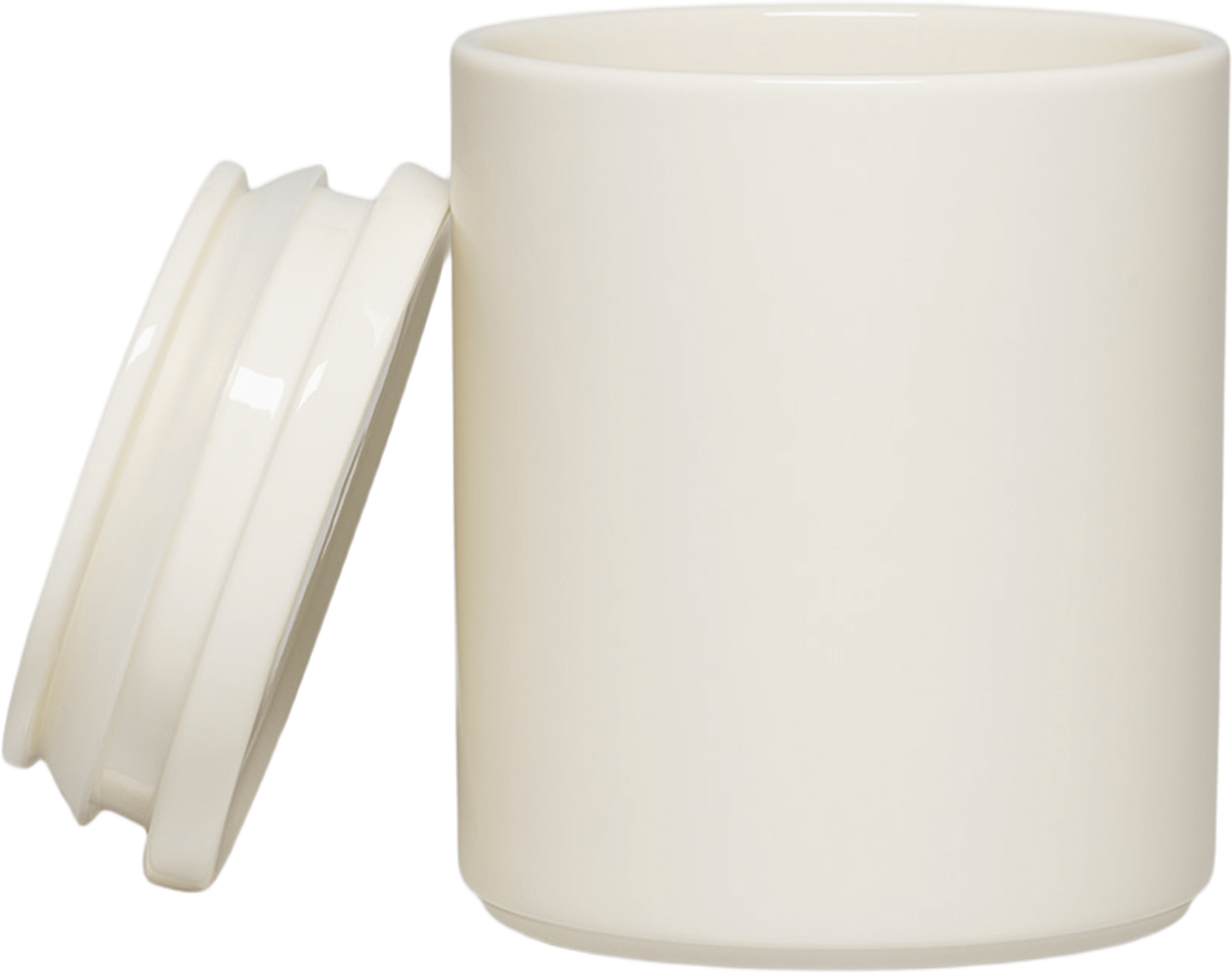 Teema burk M 0,6L vit, från Iittala, i färgen Vit. Klicka för att öppna bilden i stort format