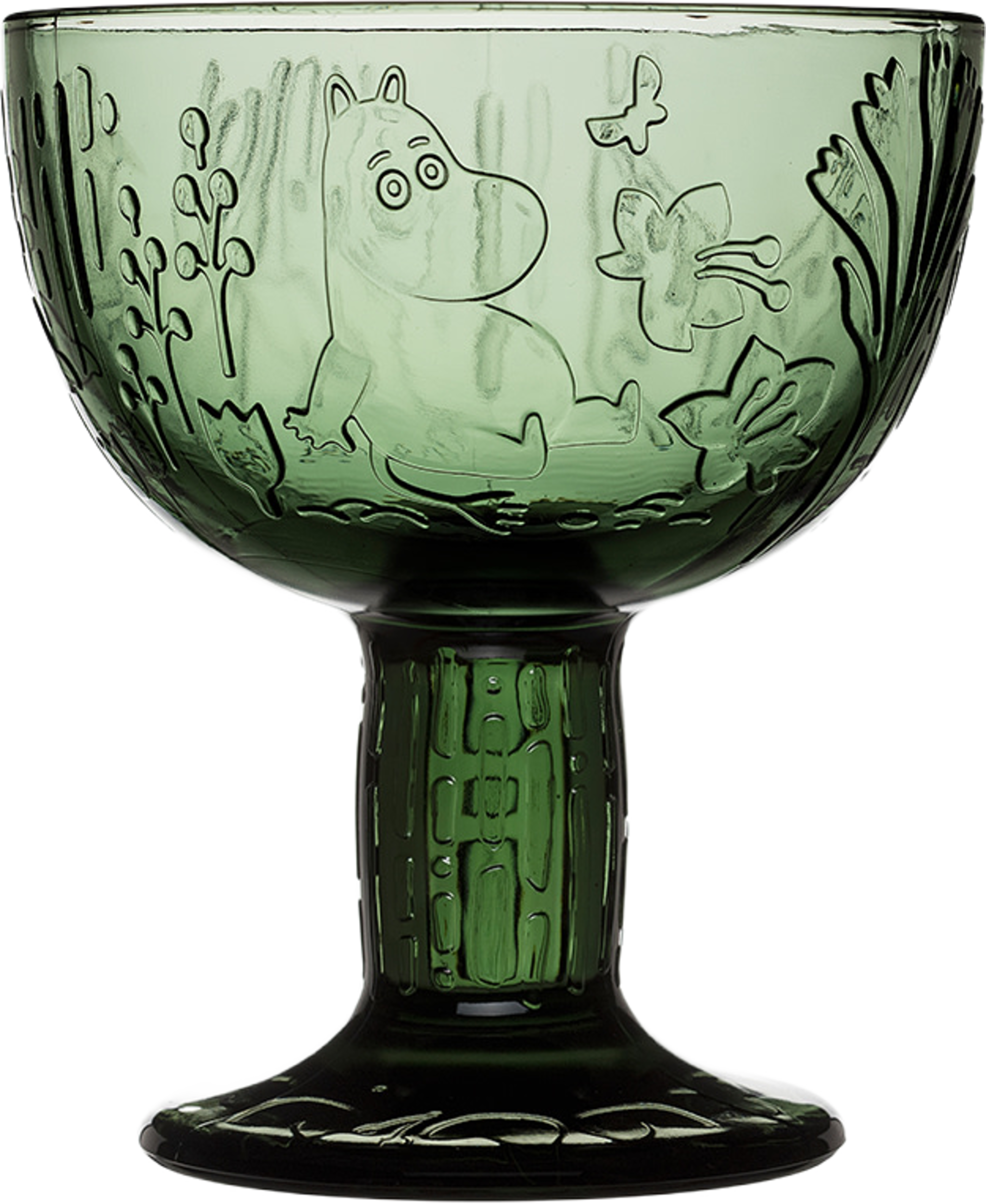 Mumin skål  140mm tallgrön, från Moomin Arabia, i färgen Grön. Klicka för att öppna bilden i stort format