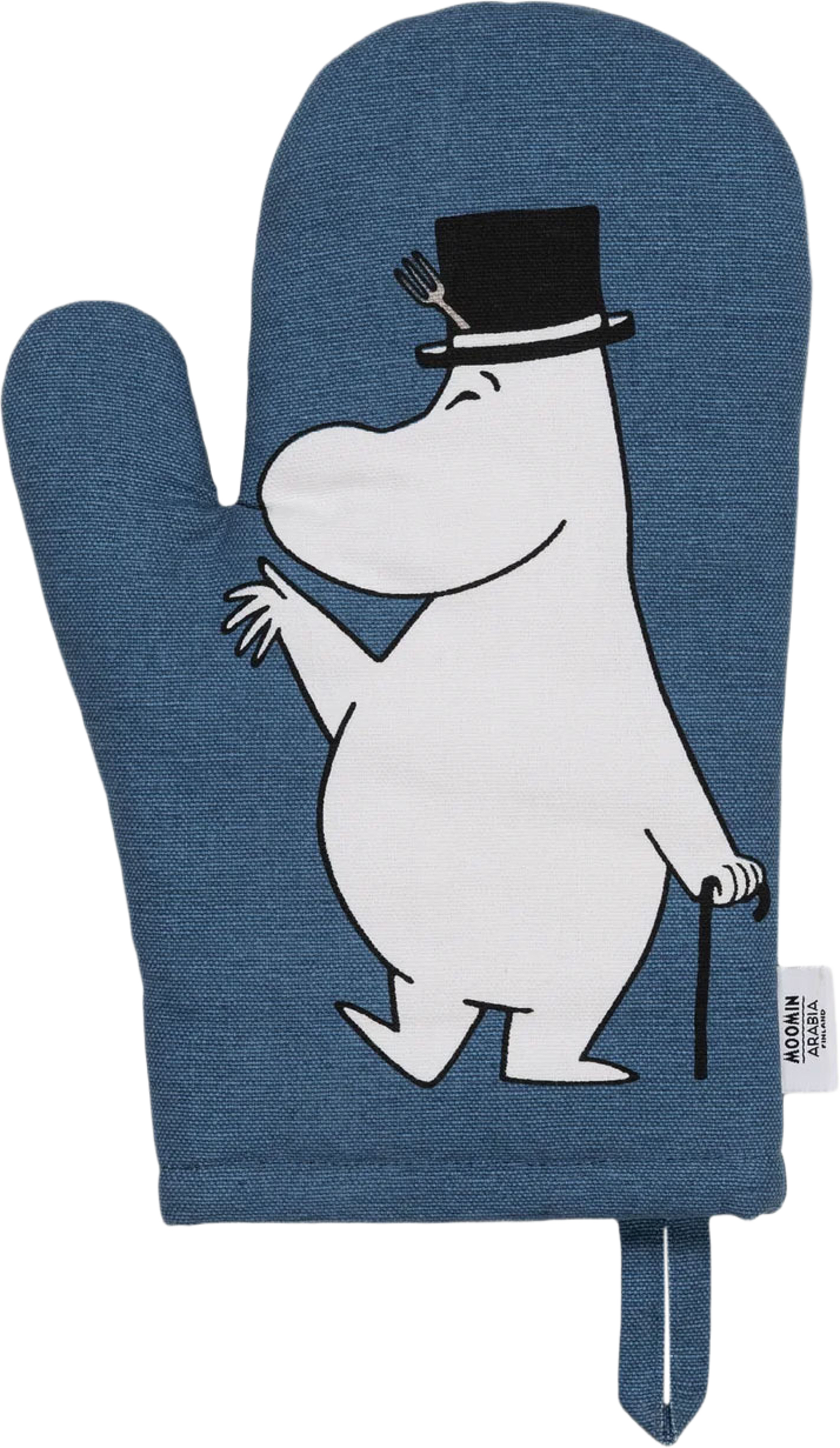 Mumin grytvante 14x28cm Muminpappa, från Moomin Arabia, i färgen Blå. Klicka för att öppna bilden i stort format