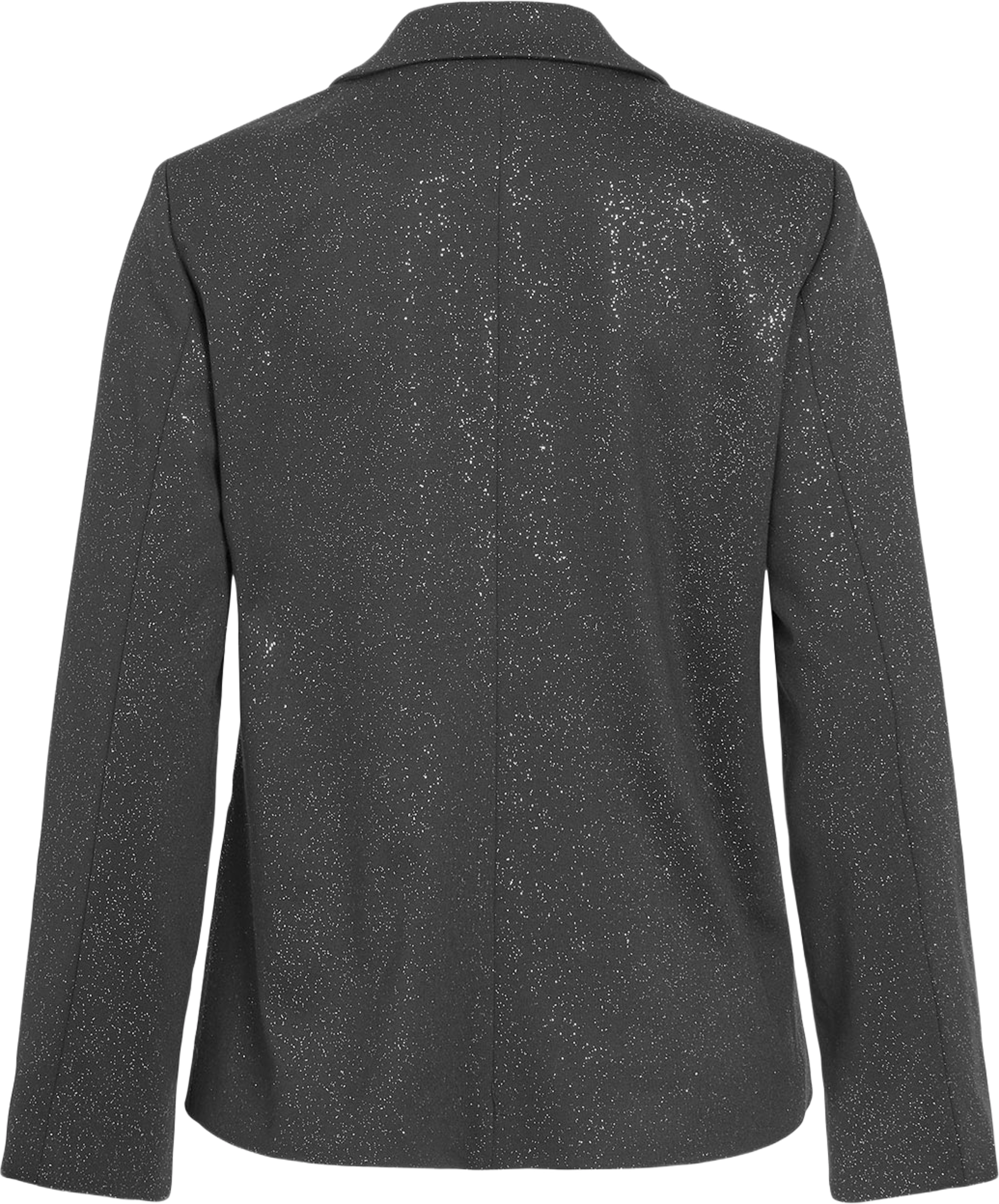 Vivarone Glitter Blazer, från Vila, i färgen Black Beauty Silver Glitter. Klicka för att öppna bilden i stort format