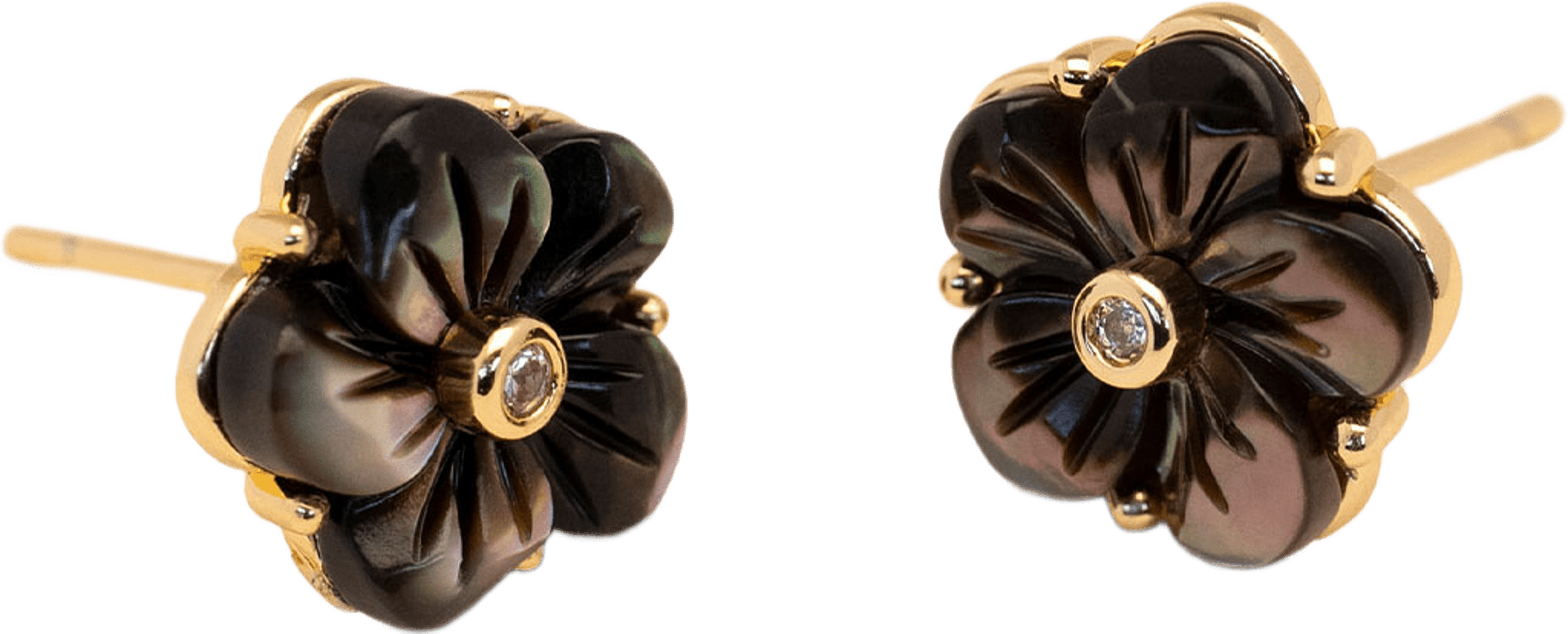 Petite Claire earrings - Noir, från Lily and Rose, i färgen Noir. Klicka för att öppna bilden i stort format
