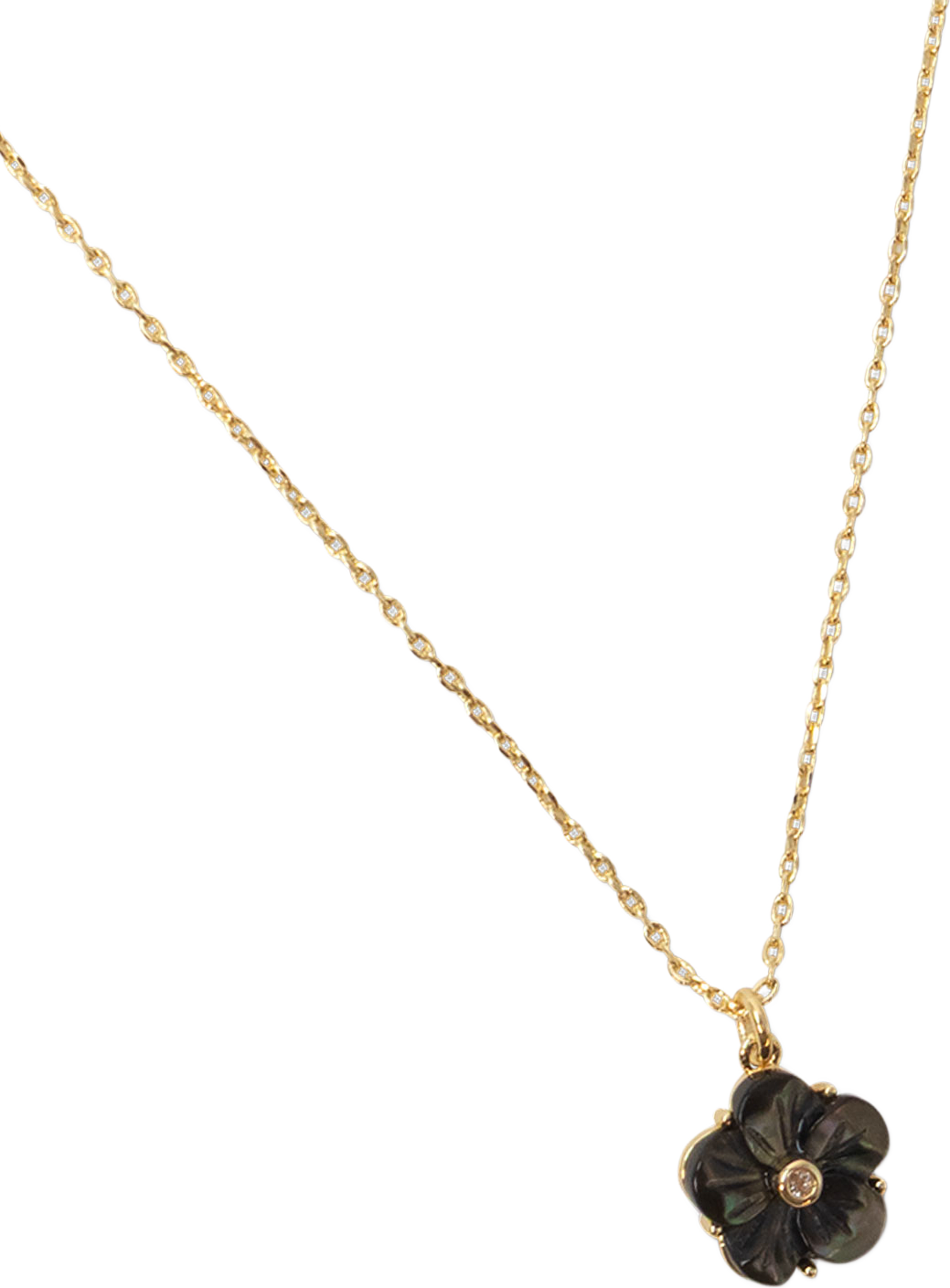 Petite Claire necklace - Noir, från Lily and Rose, i färgen Noir. Klicka för att öppna bilden i stort format