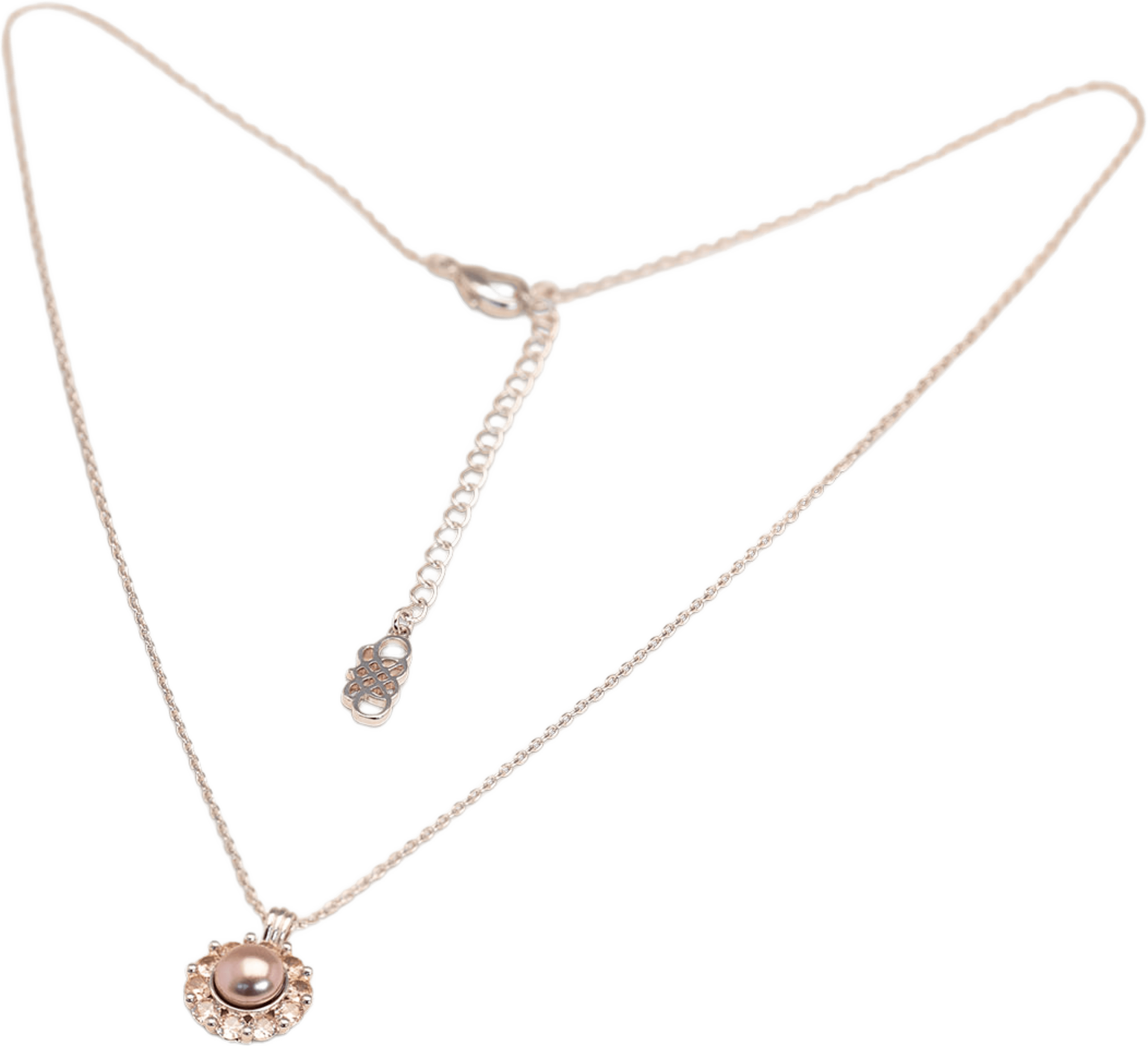 Miss Sofia necklace - Pink topaz pearl, från Lily and Rose, i färgen Pink Topaz. Klicka för att öppna bilden i stort format