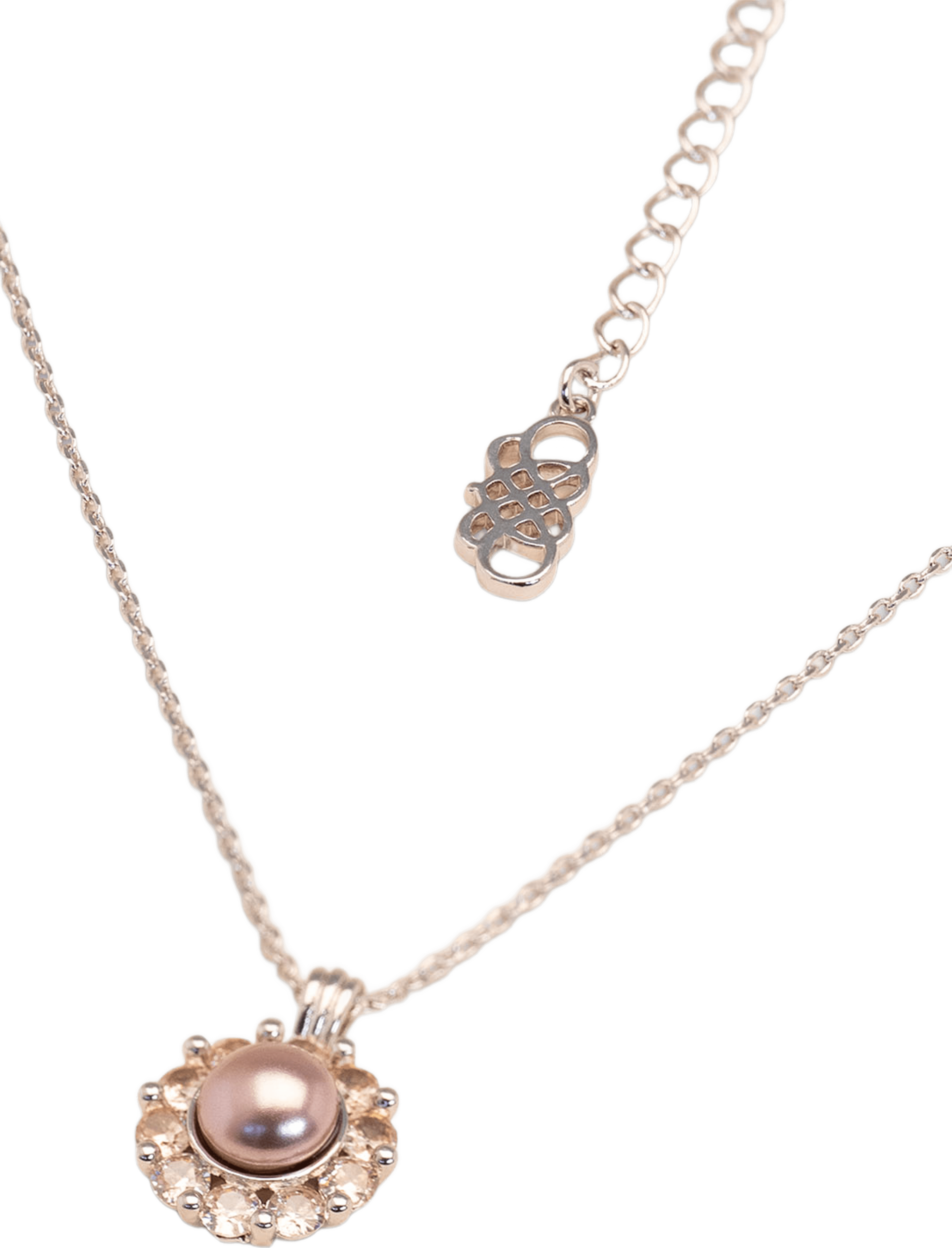 Miss Sofia necklace - Pink topaz pearl, från Lily and Rose, i färgen Pink Topaz. Klicka för att öppna bilden i stort format