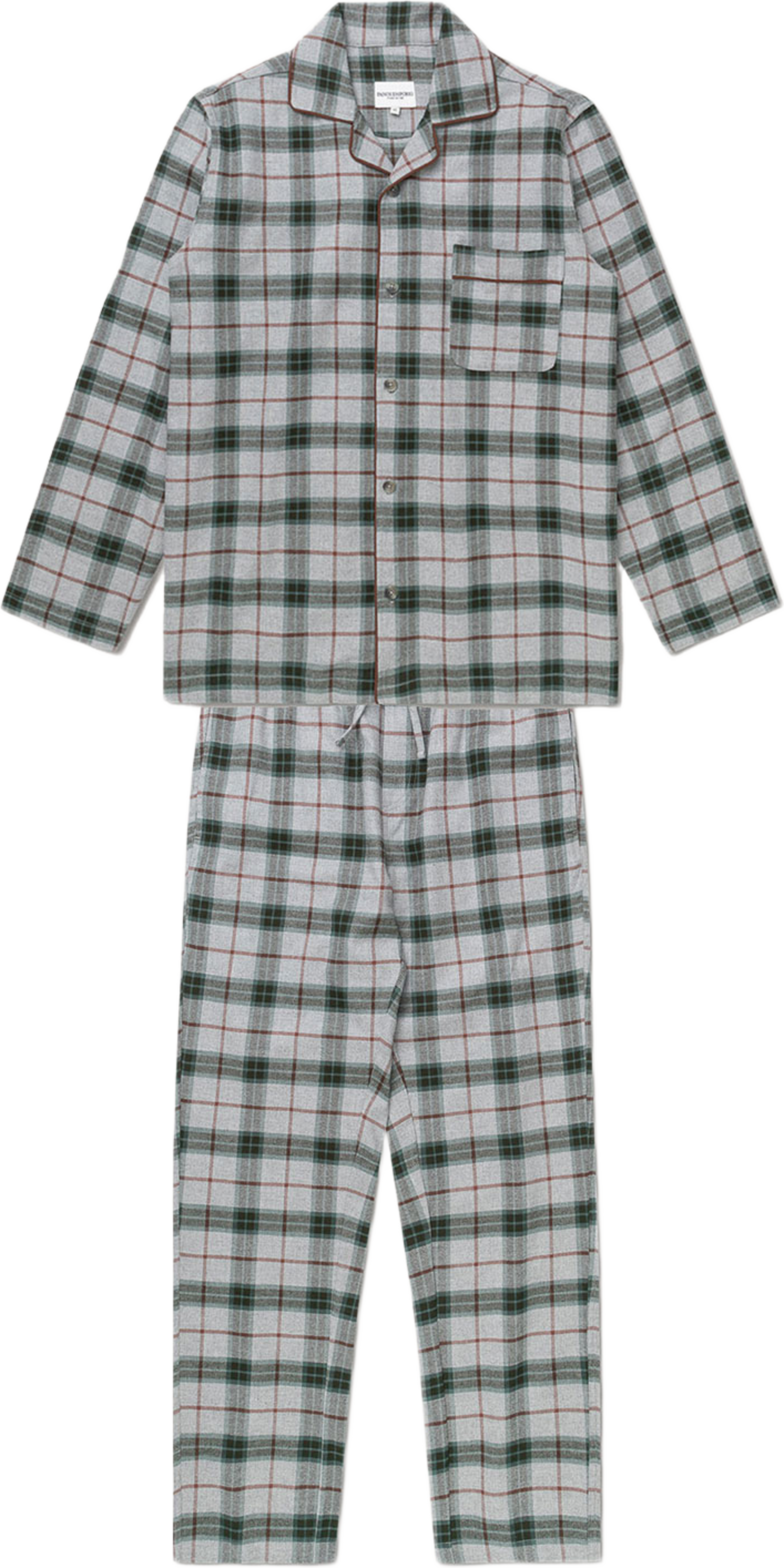 PJ Set, från Panos Emporio, i färgen Grey Tartan. Klicka för att öppna bilden i stort format