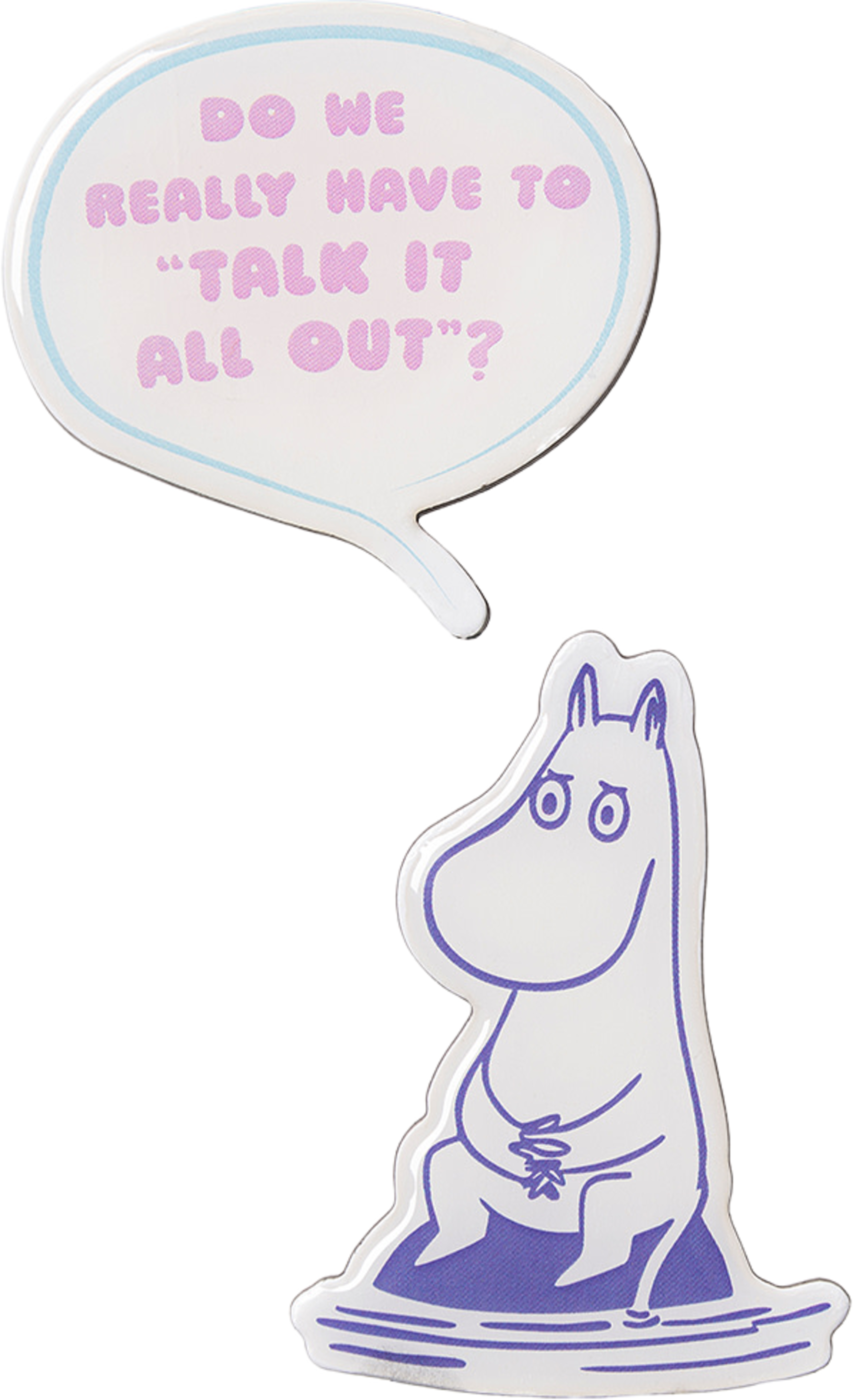 Mumin magnet Talk it all Out 2st, från Moomin Arabia, i färgen Flerfärgad. Klicka för att öppna bilden i stort format