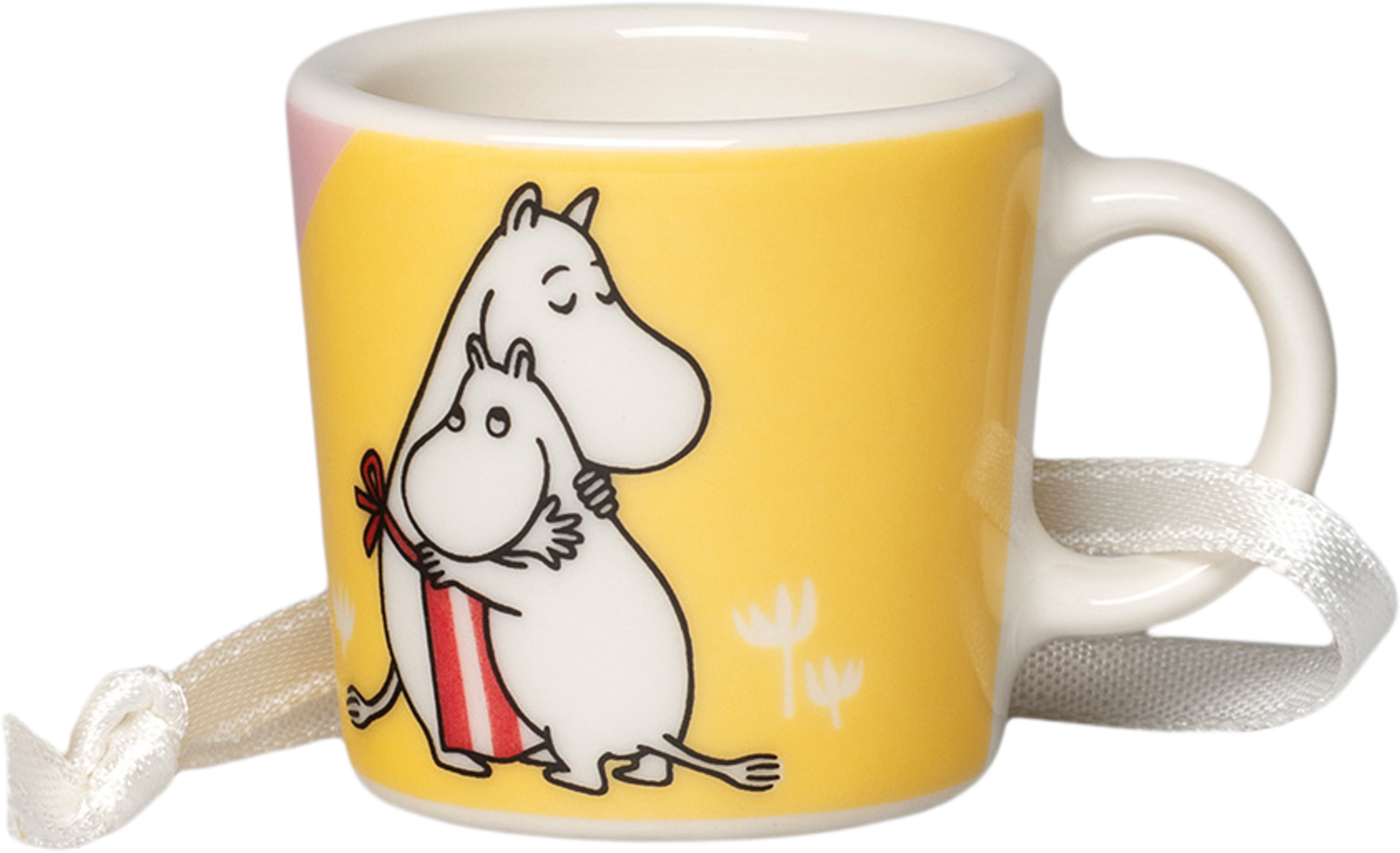 Mumin mini mugg Familjemys, från Moomin Arabia, i färgen Gul. Klicka för att öppna bilden i stort format