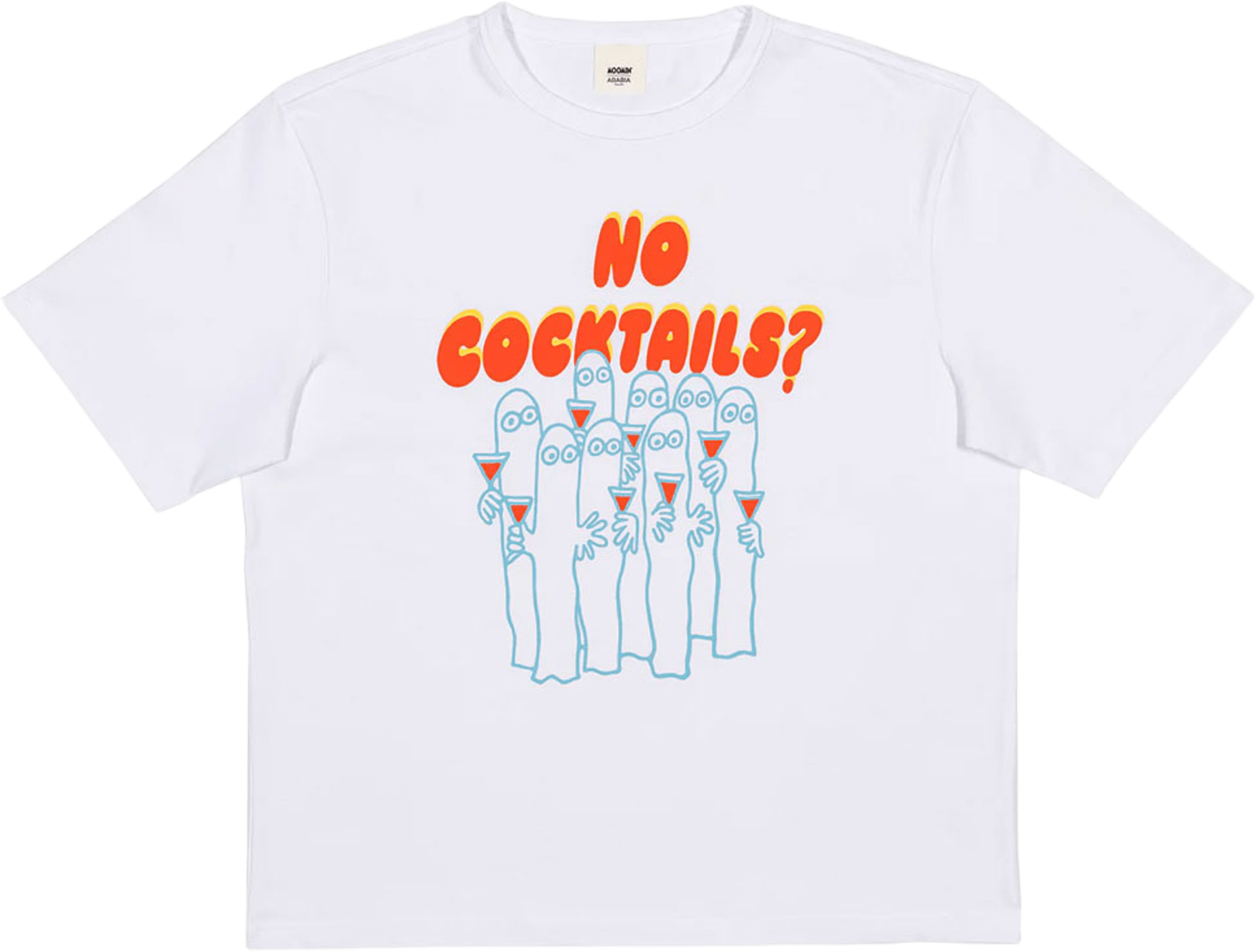 Mumin T-shirt S/M Party Queue GOTS, från Moomin Arabia, i färgen Flerfärgad. Klicka för att öppna bilden i stort format