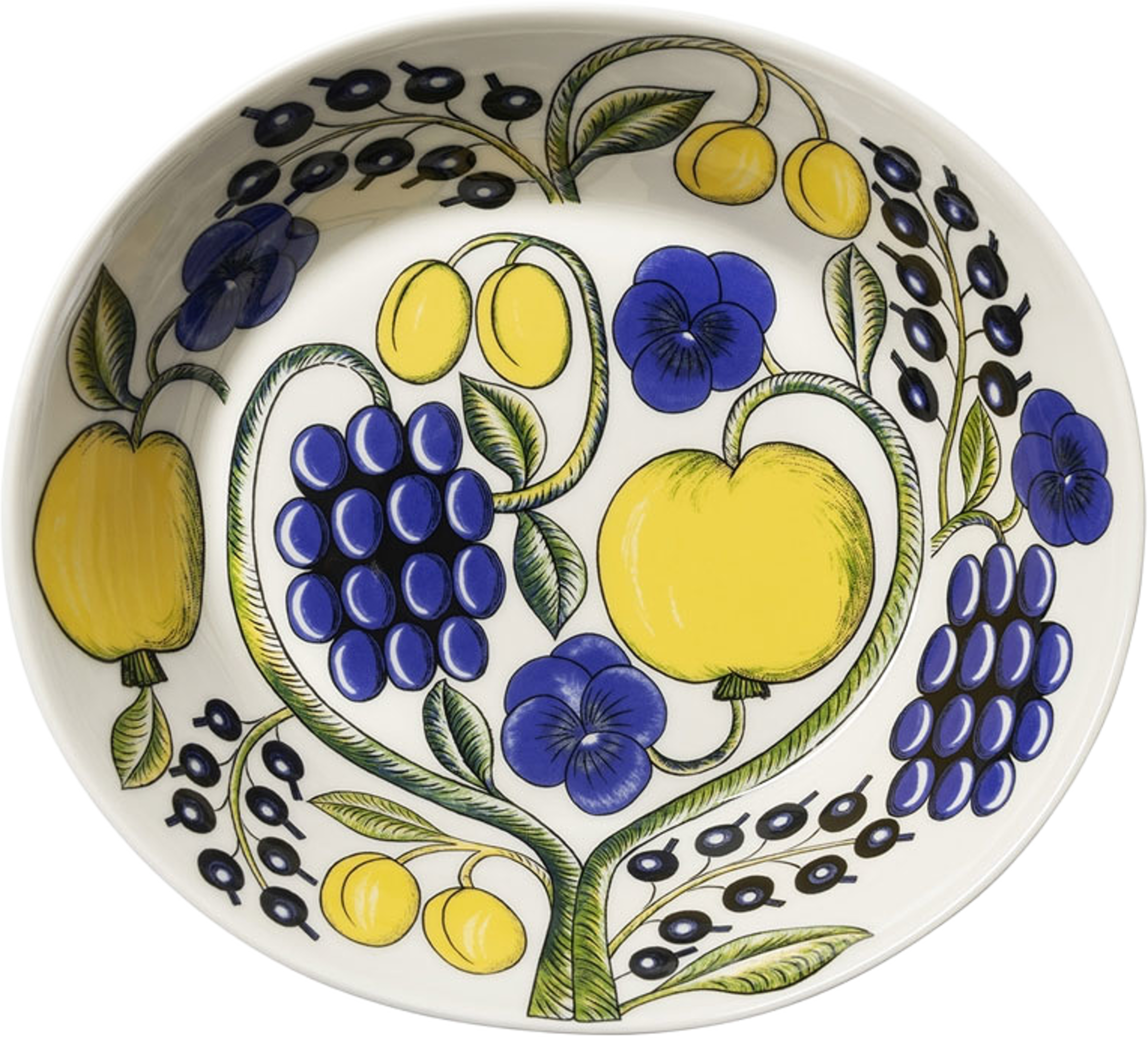 Paratiisi oval skål 23cm, från Arabia, i färgen Flerfärgad. Klicka för att öppna bilden i stort format