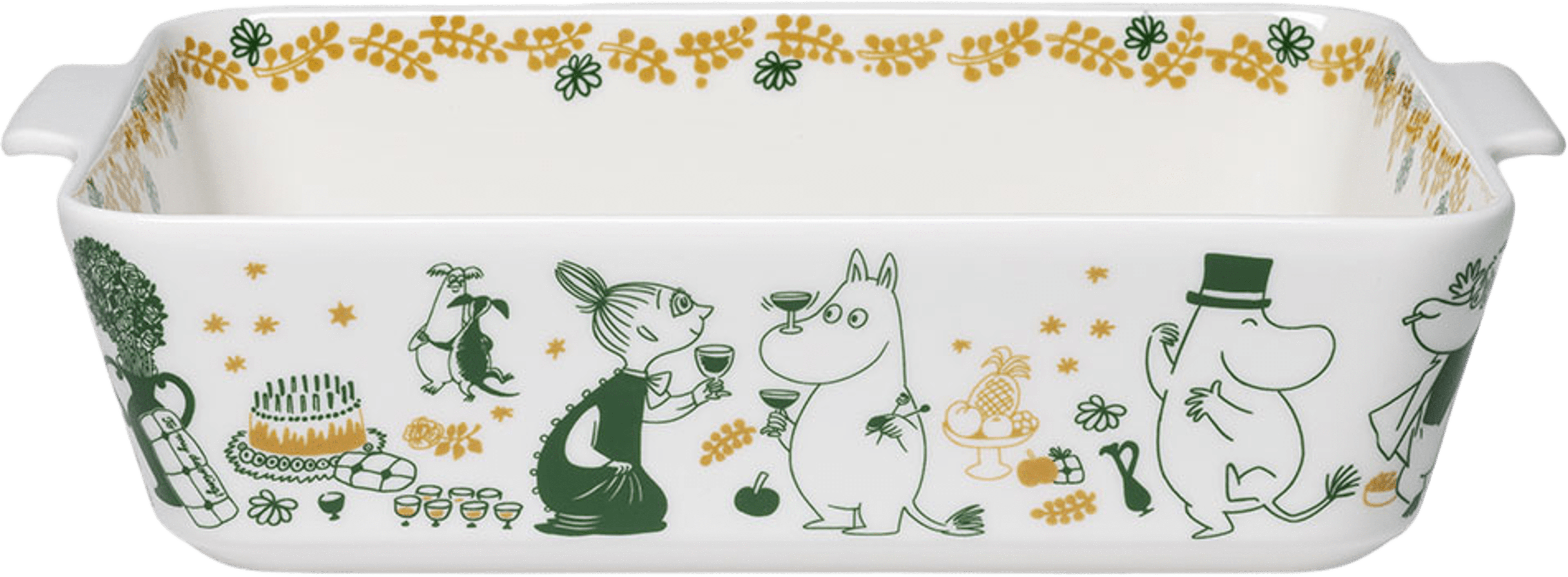 Mumin ugnsform 2,5L Kärleksgåva, från Moomin Arabia, i färgen Vit. Klicka för att öppna bilden i stort format