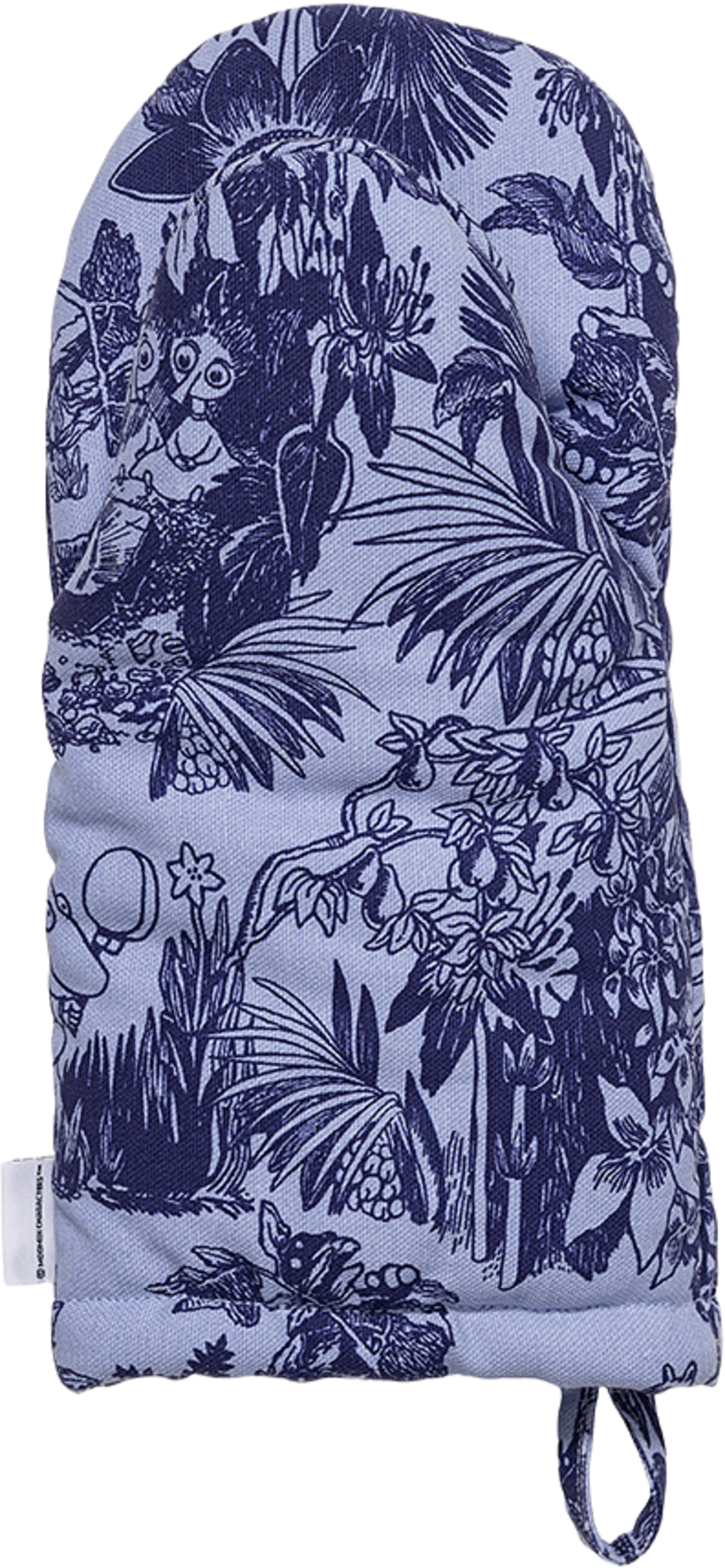 Mumin grytvante 15x34cm Mystikens skog blå, från Moomin Arabia, i färgen Blå. Klicka för att öppna bilden i stort format