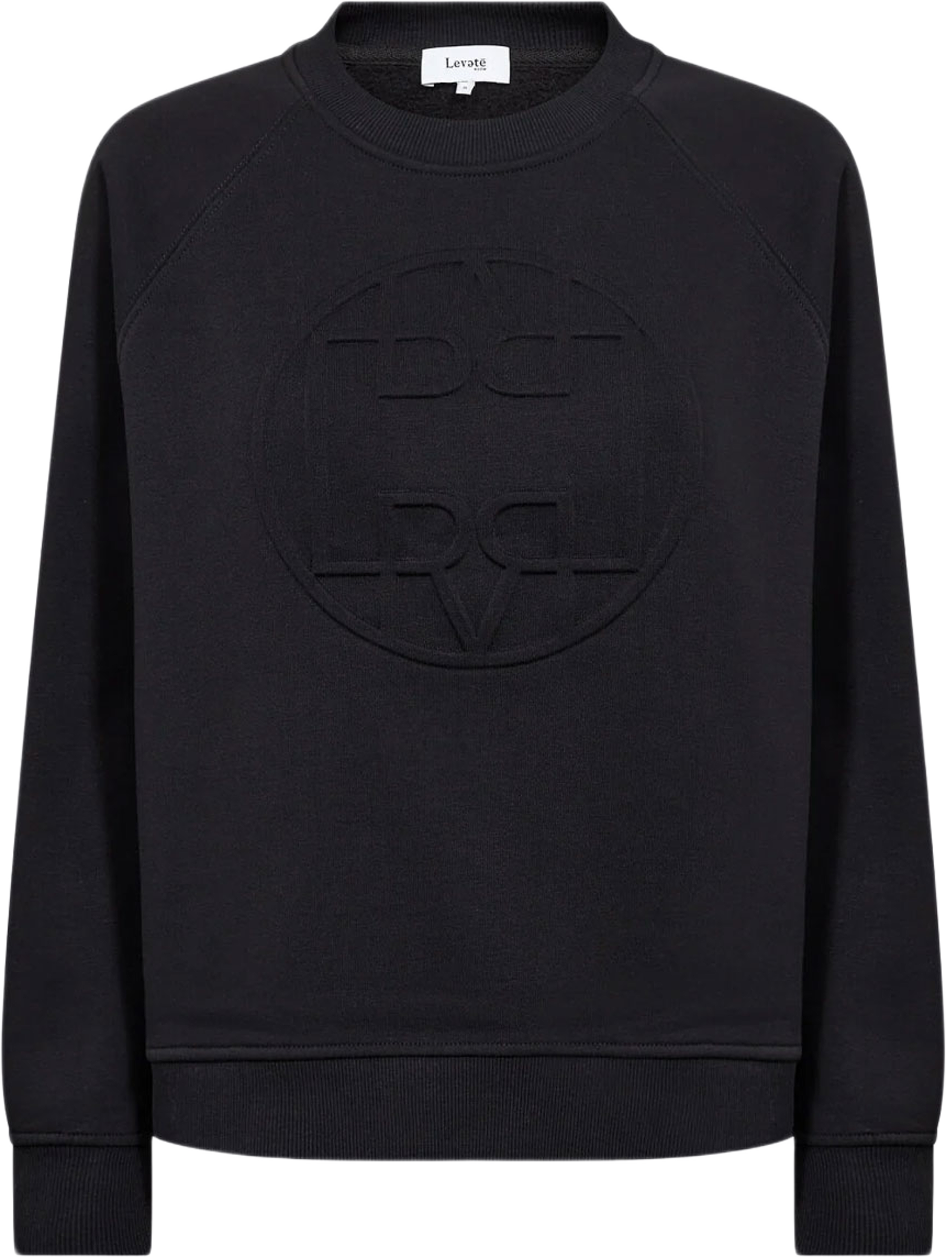 Nuka 11 Sweatshirt, från Leveté Room, i färgen Black. Klicka för att öppna bilden i stort format